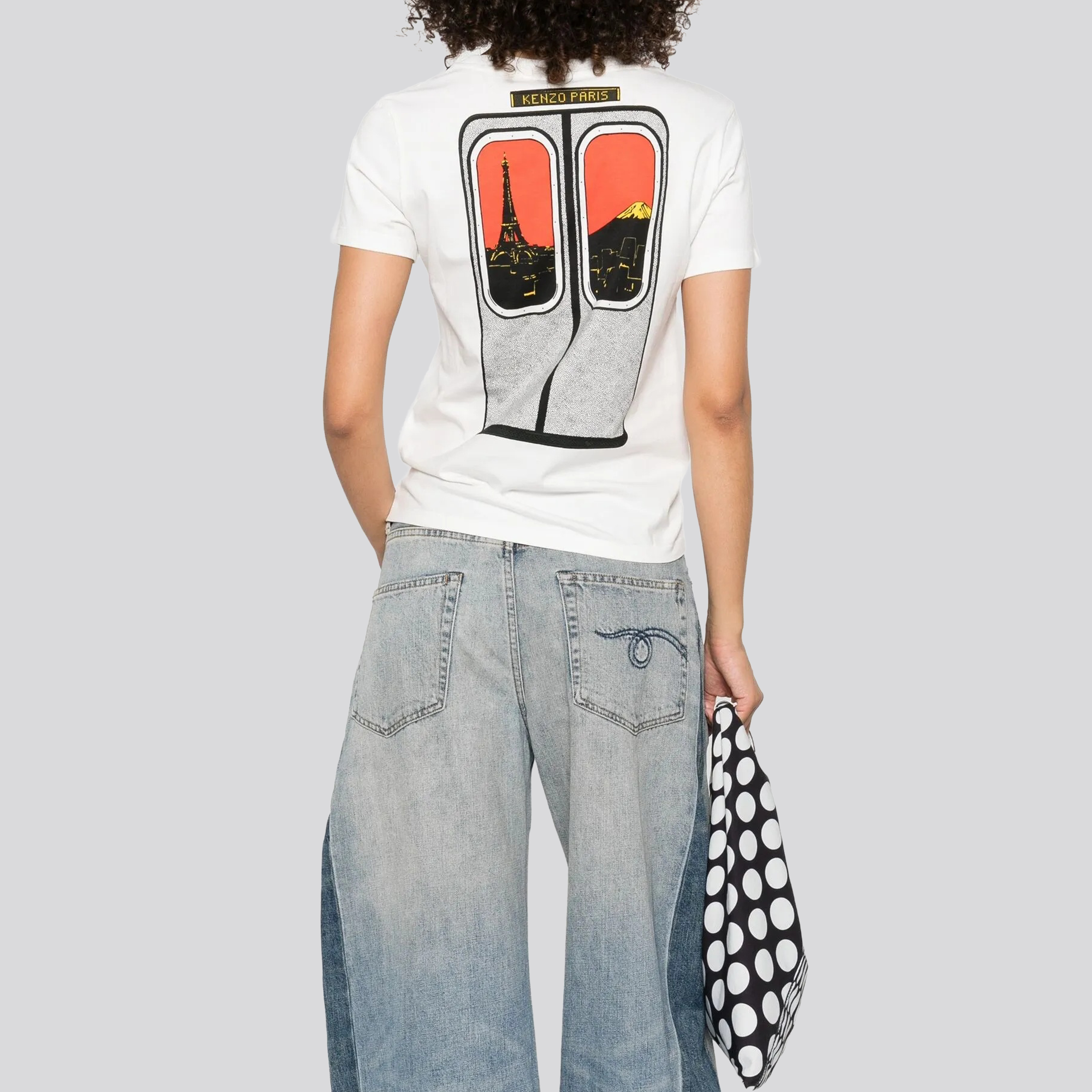 Camiseta Blanca KENZO Gots City Classic