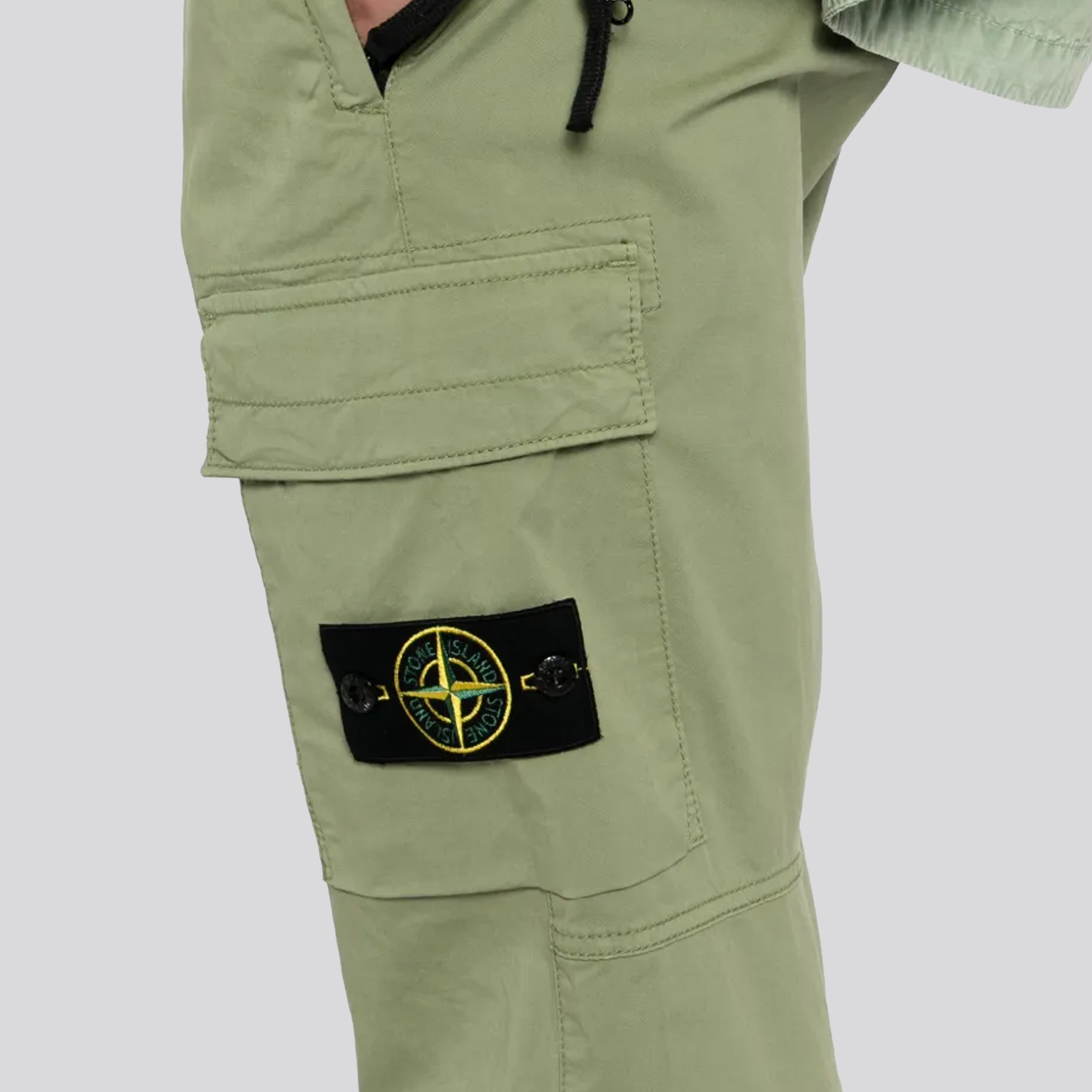 Pantalón Verde Oliva Stone Island Double Pocket