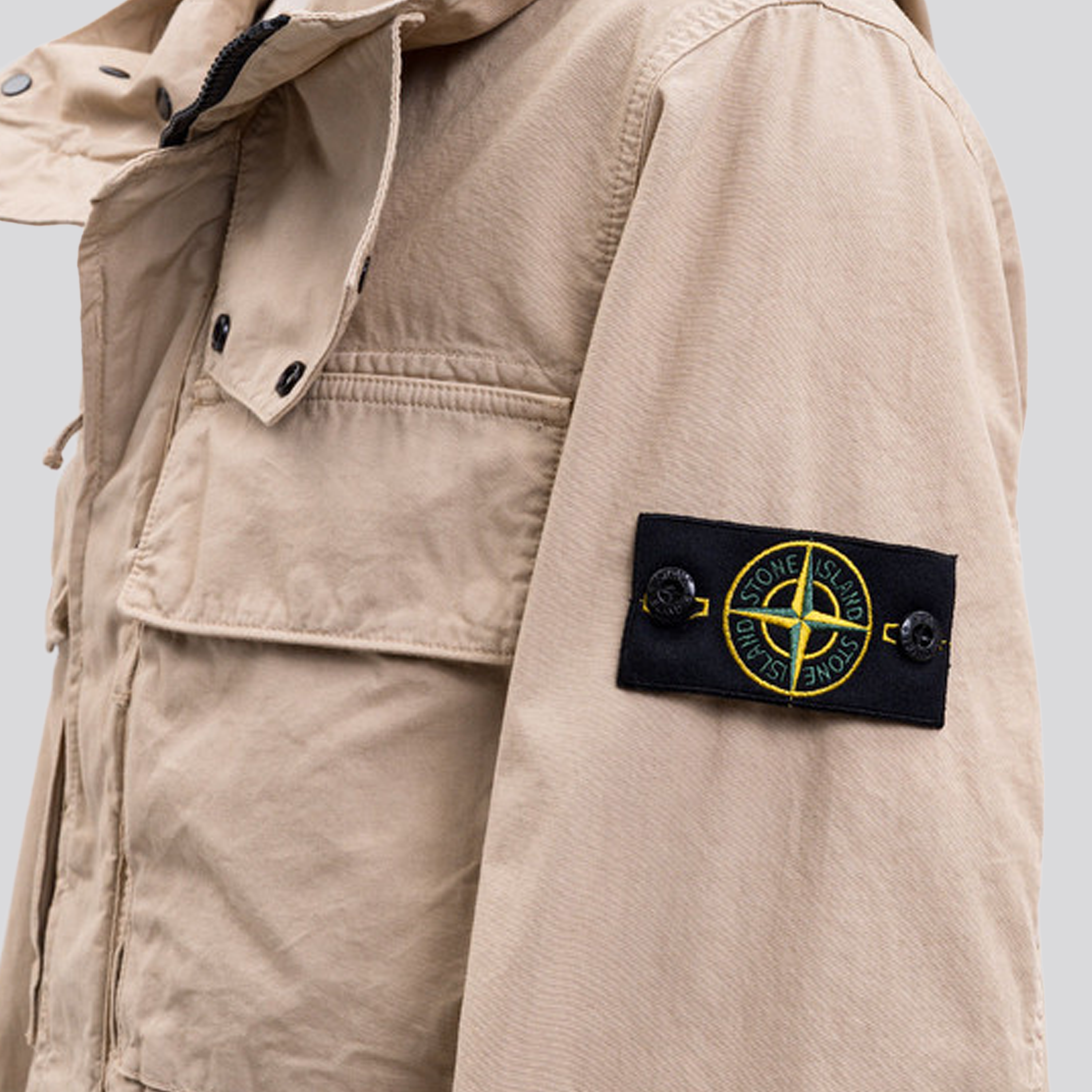 Chaqueta Beige Stone Island