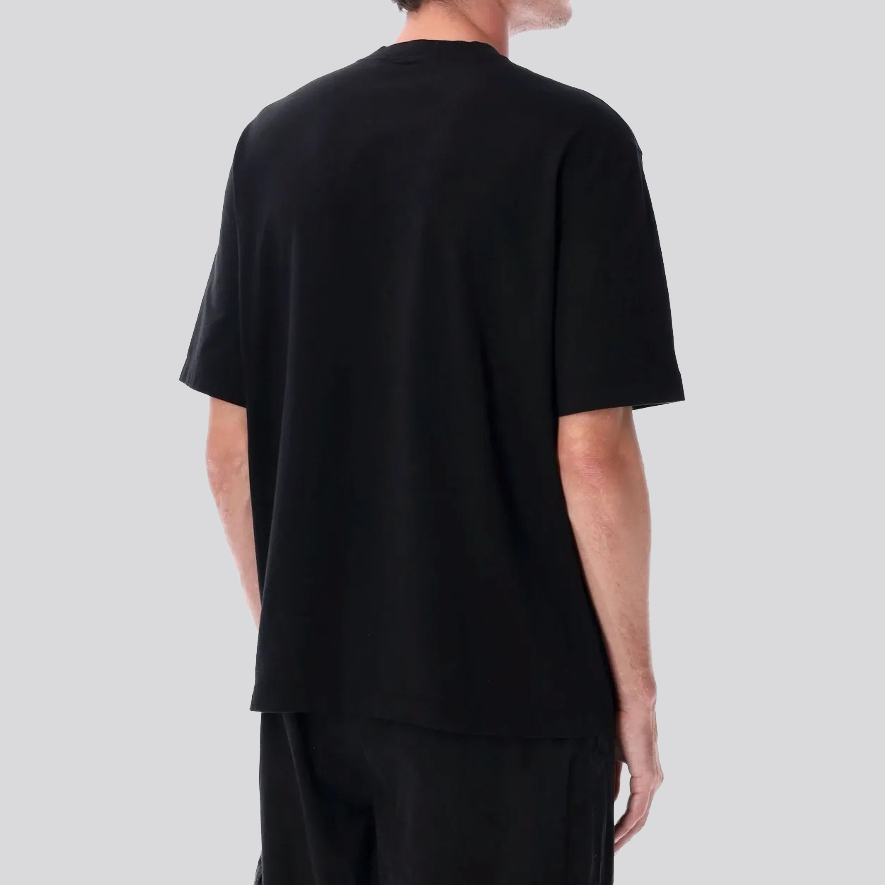 Camiseta Negra Stone Island Compass