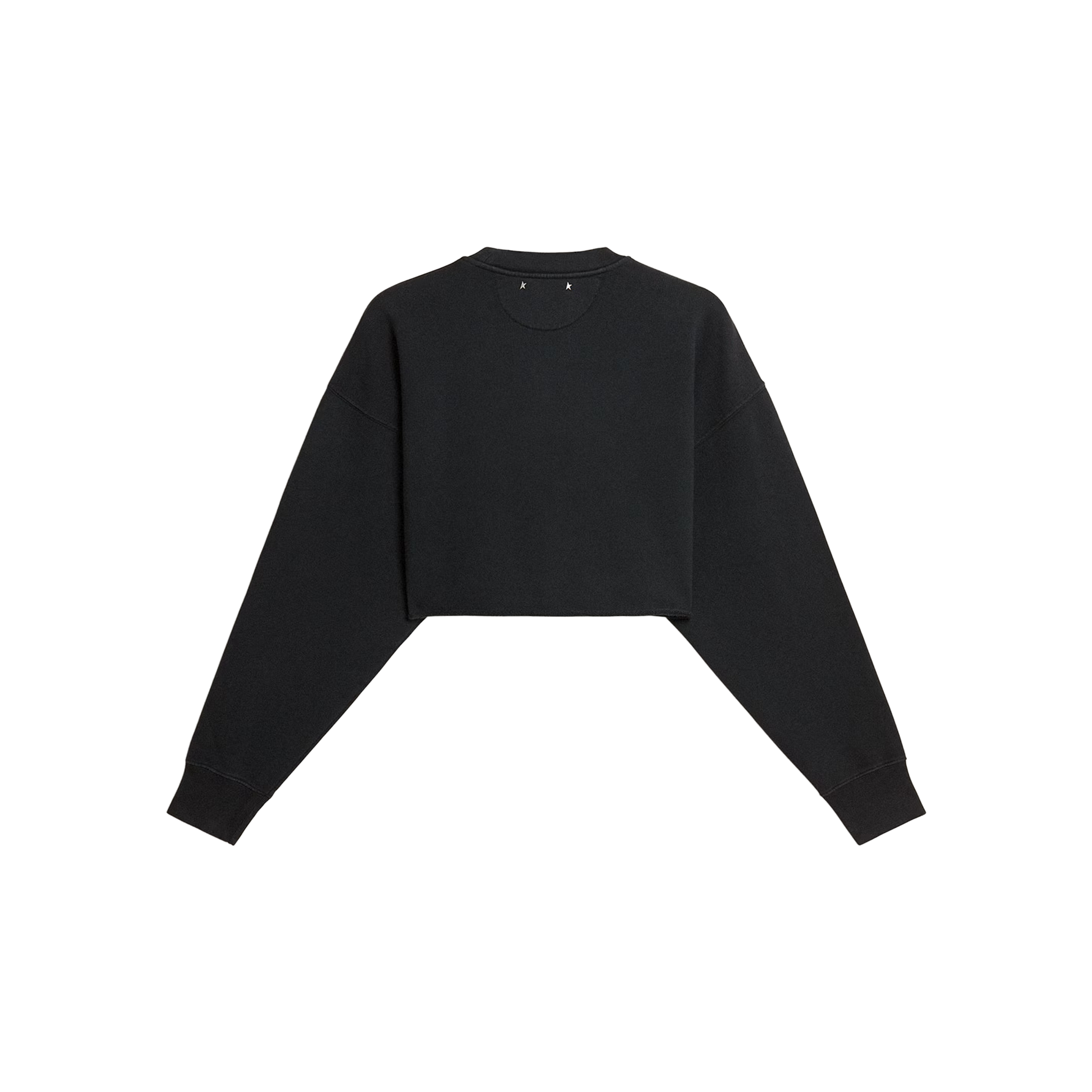 Buzo Negro Golden Goose Cropped