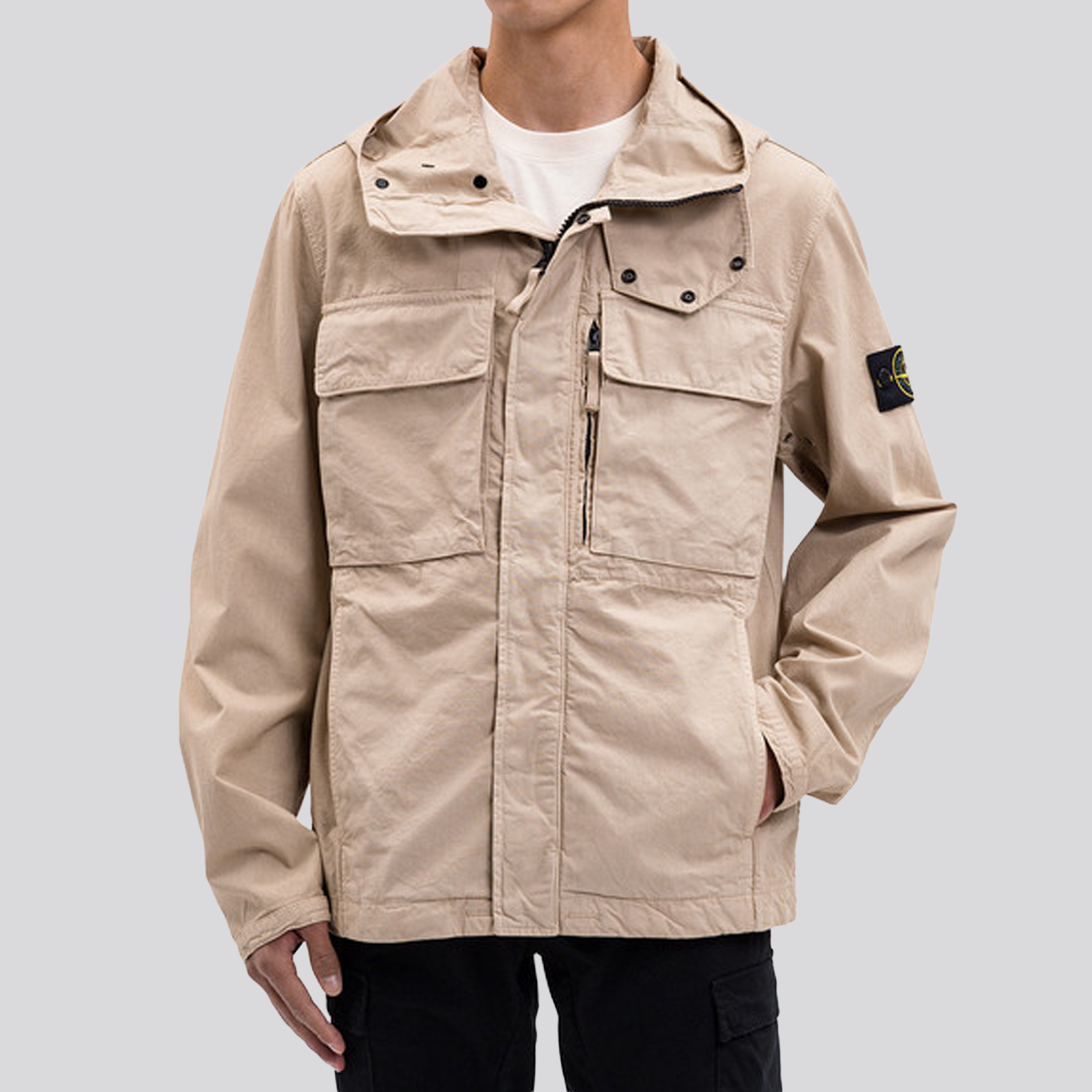 Chaqueta Beige Stone Island