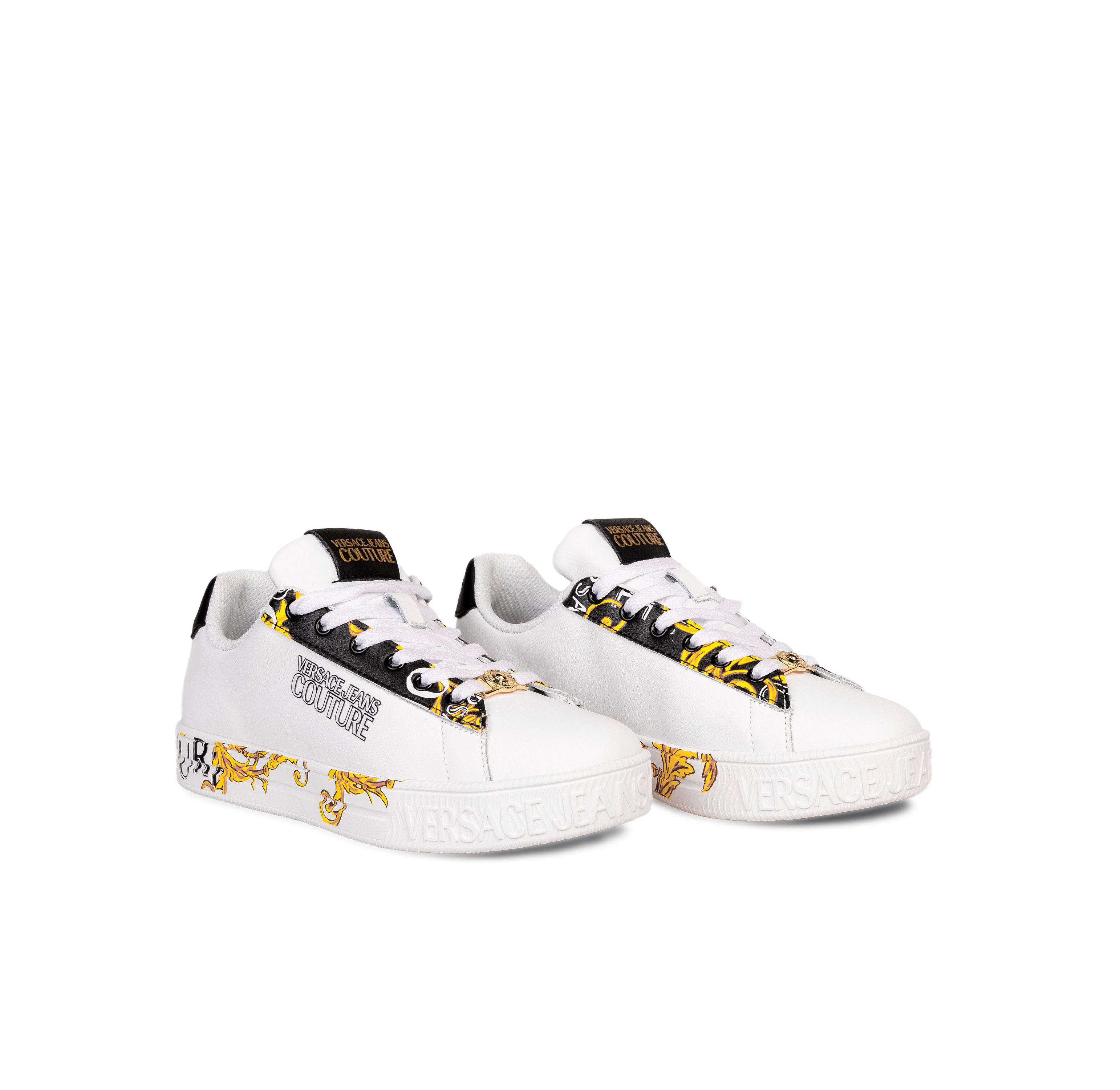 Sneakers Blanco Versace Couture Baroque Sole