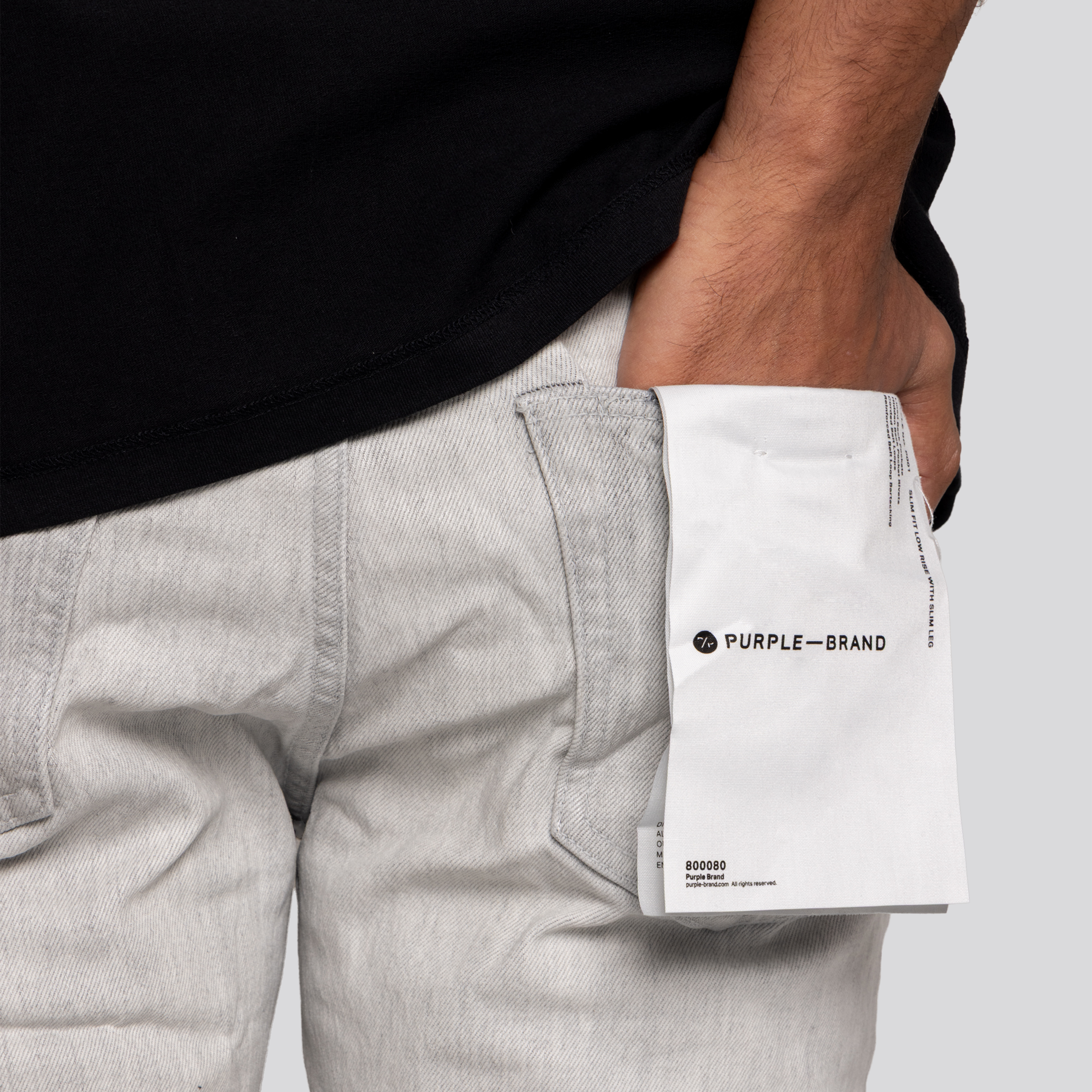 Jeans Denim PURPLE Coated