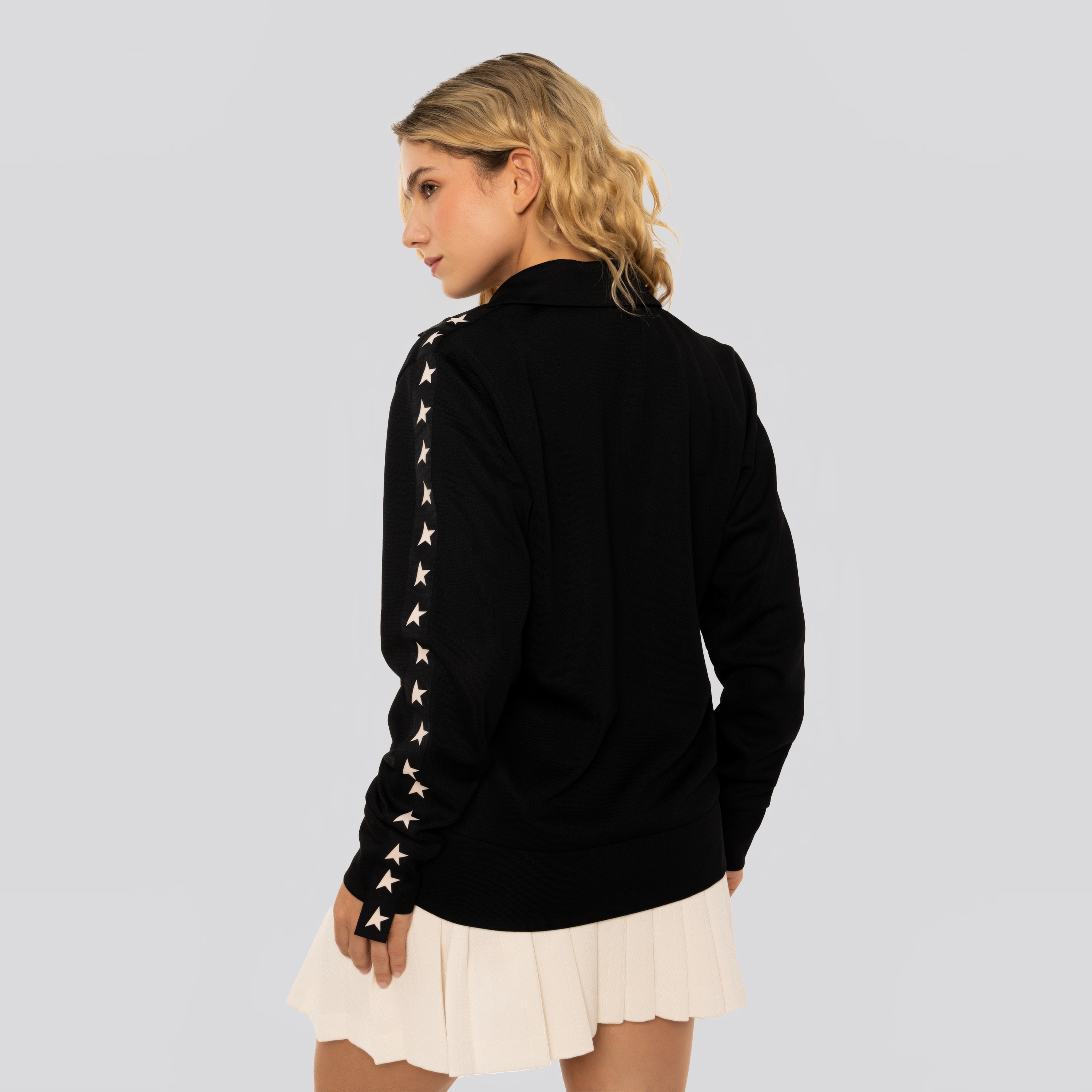 Chaqueta Negra Golden Goose Stars
