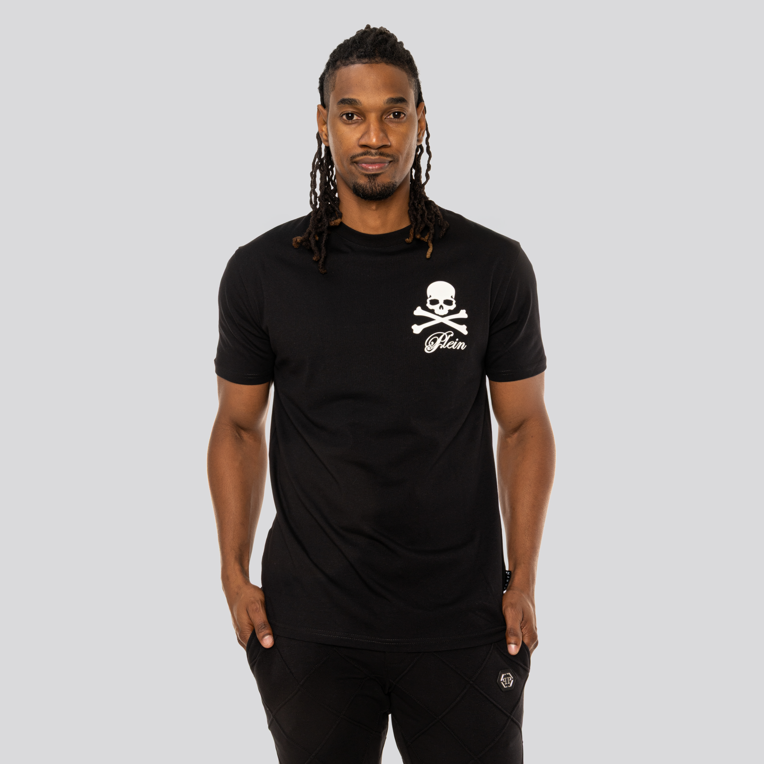 Camiseta Negra Philipp Plein Skull & Bones