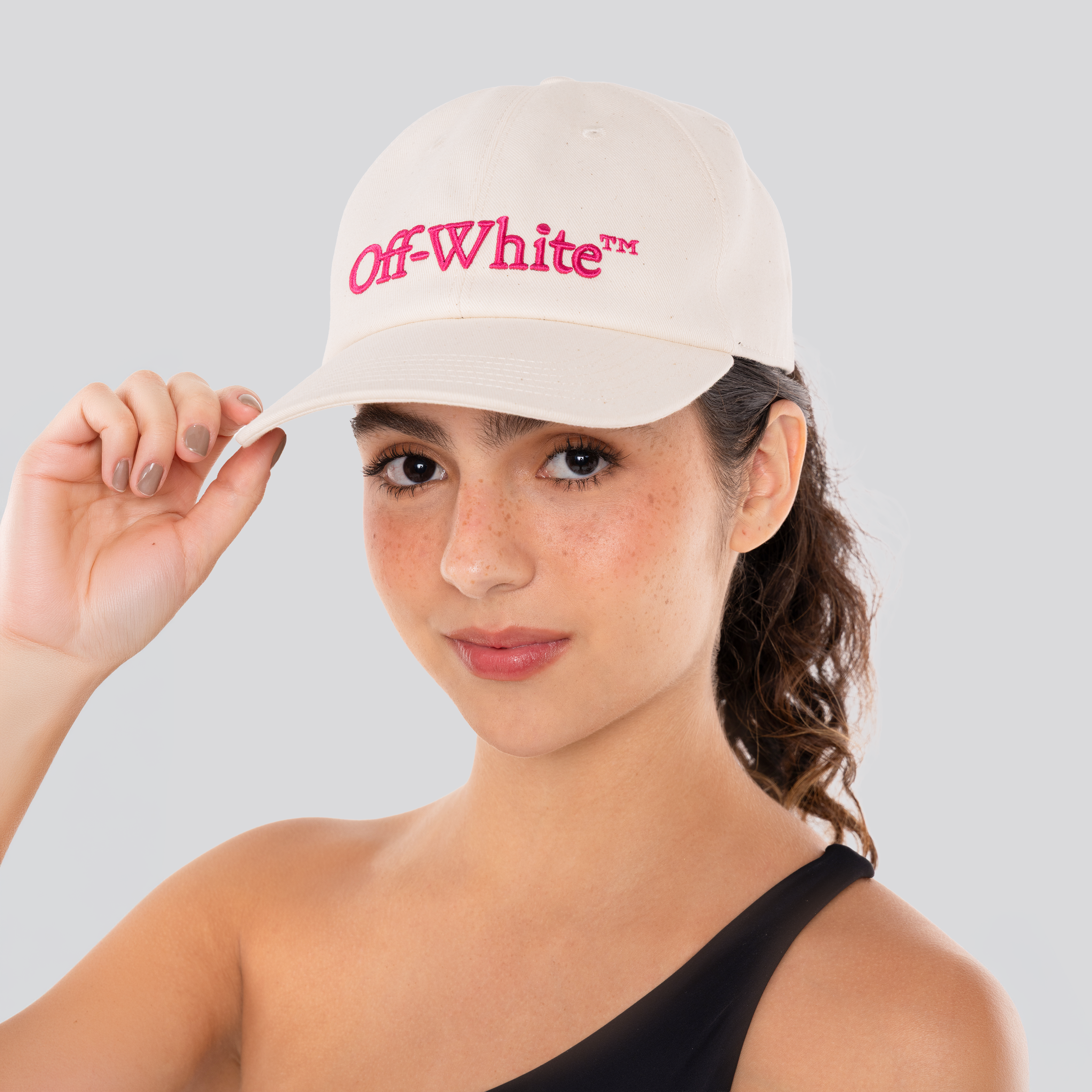 Gorra Beige Off-White Drill Bookish