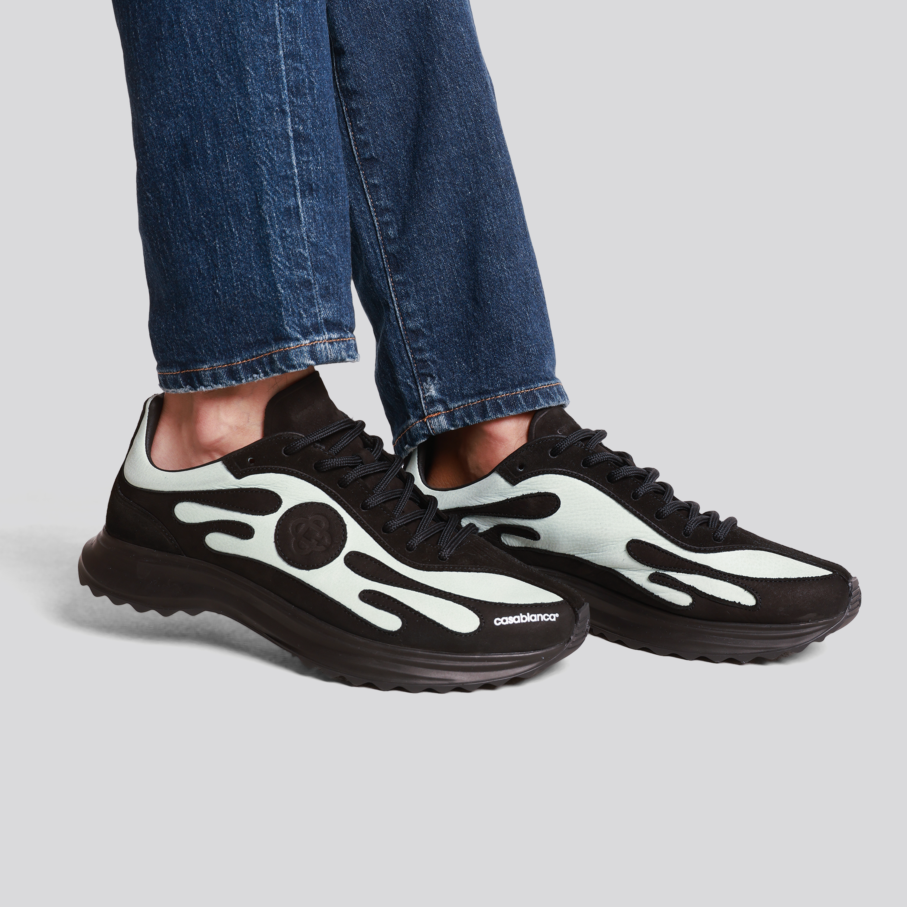 Sneakers Negro Casablanca Stade