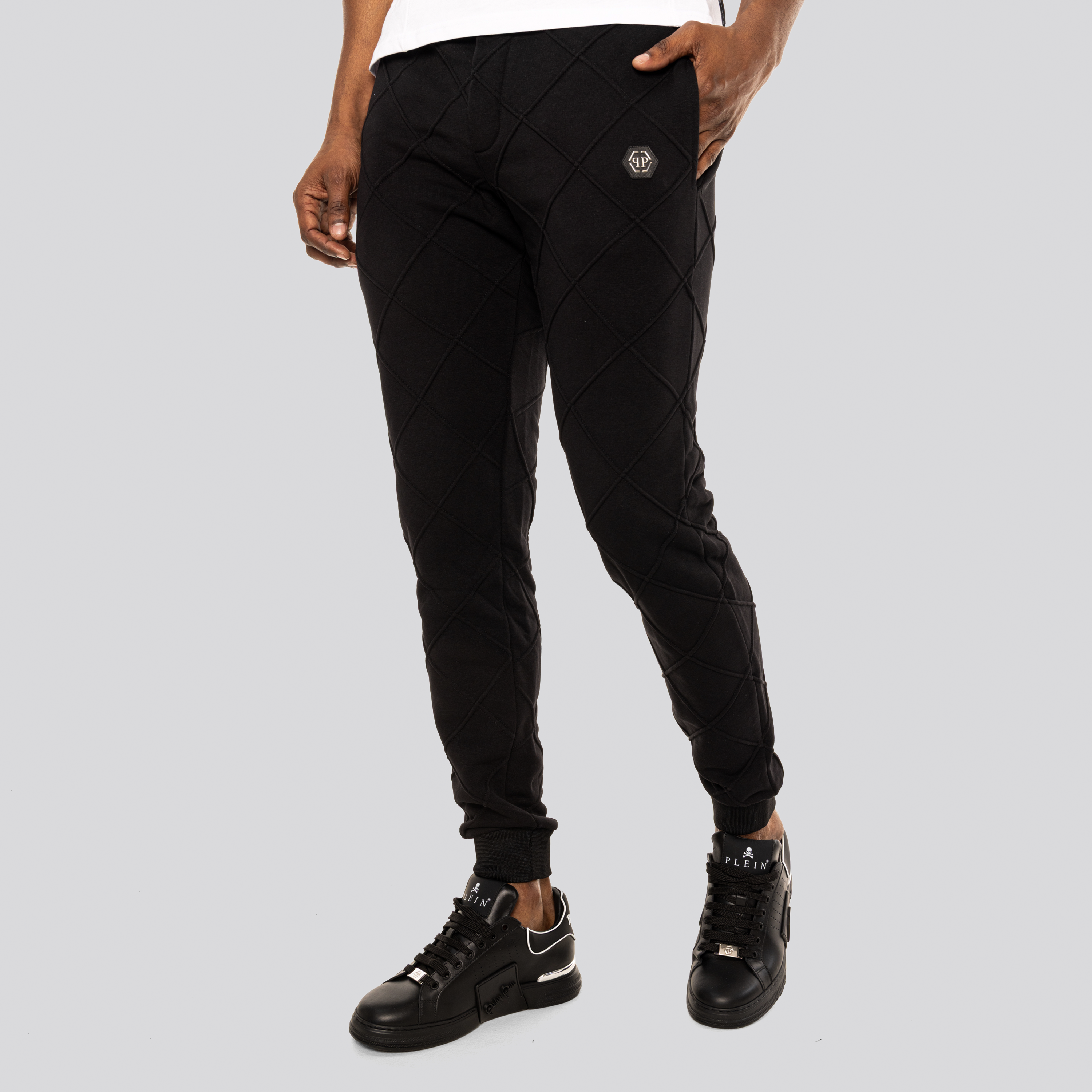 Sudadera Negra Philipp Plein Tape