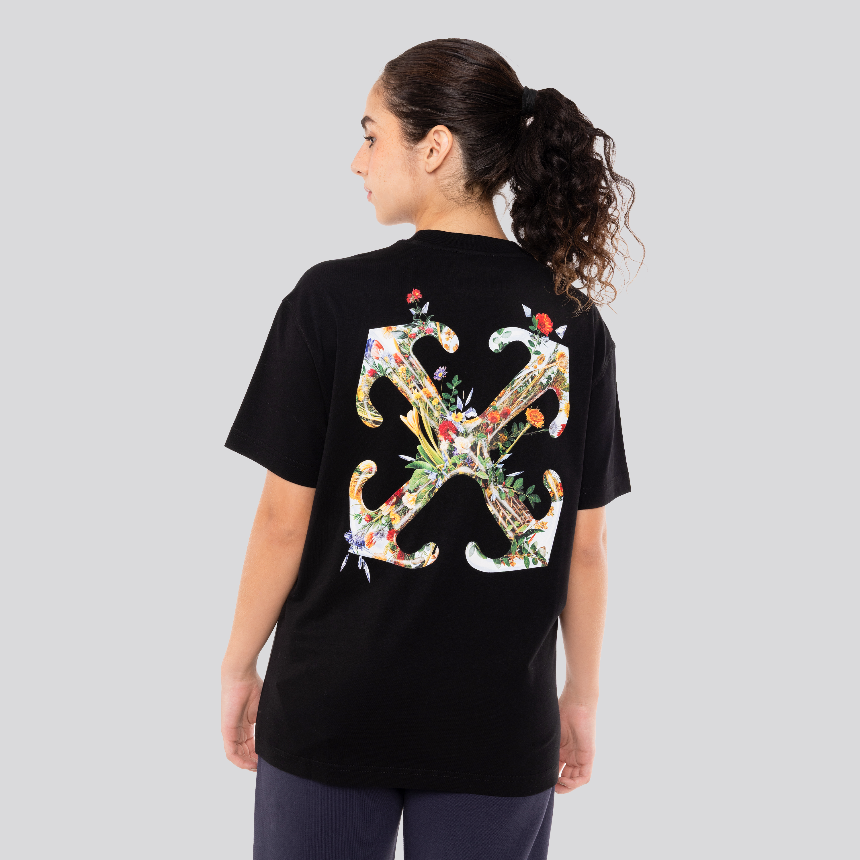 Camiseta Negro Off-White Arrow Glass