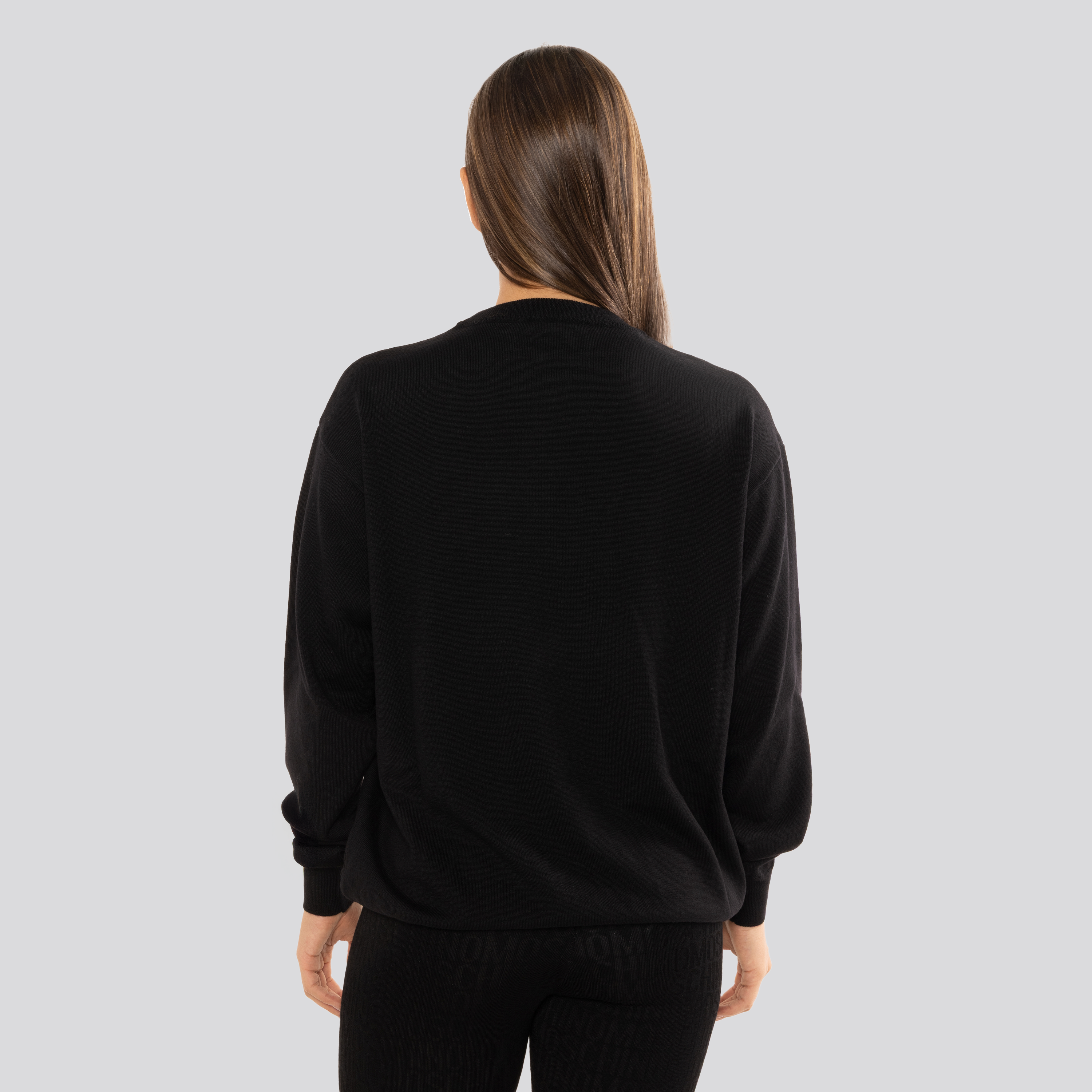 Buzo Negro Moschino Multicolor Bear