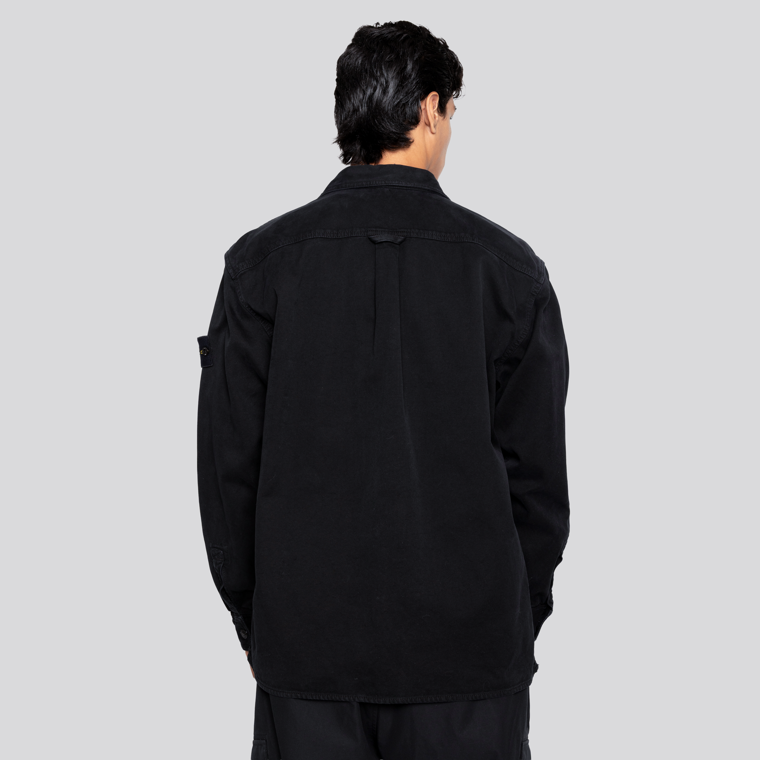 Camisa Negra Stone Island