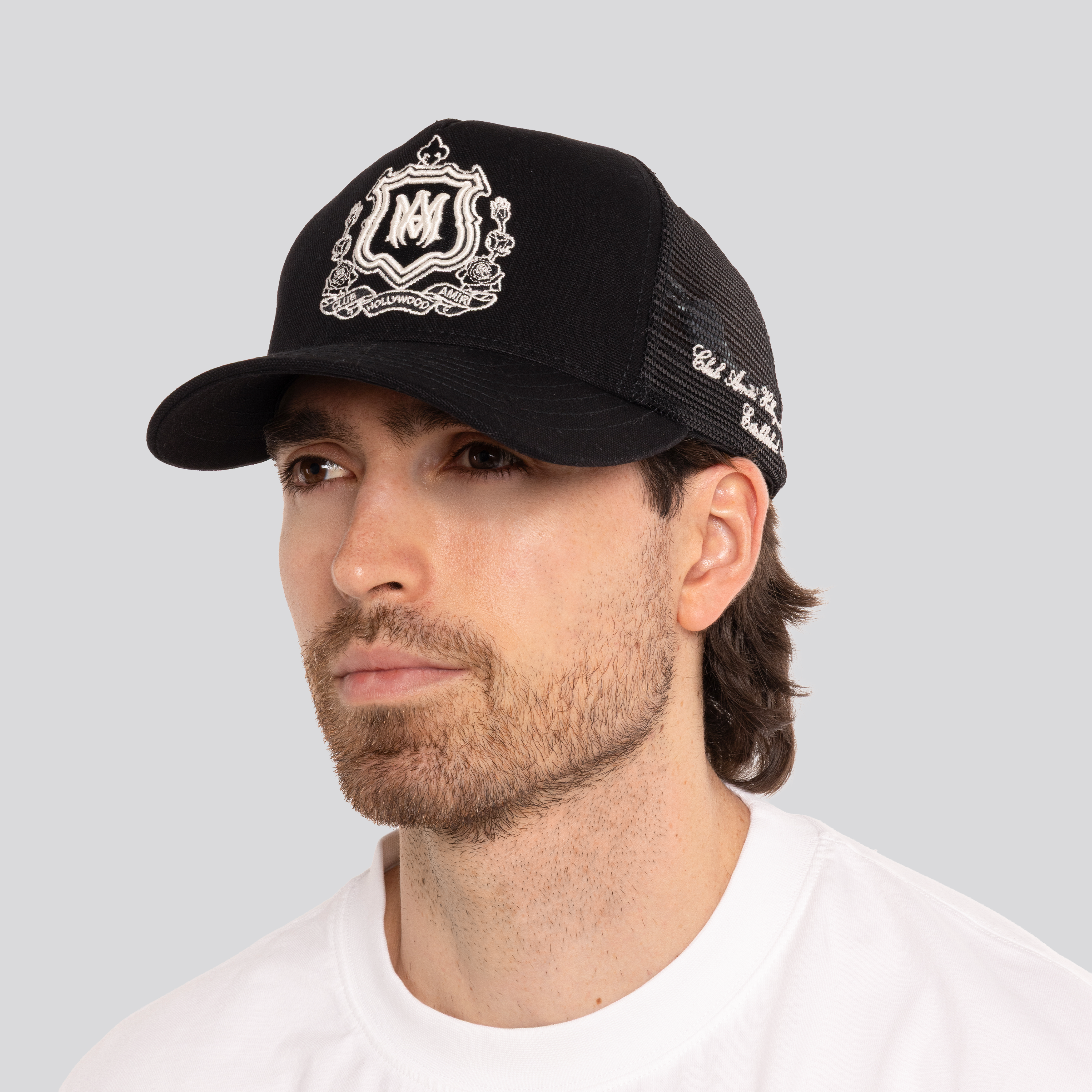 Gorra Negra AMIRI MA Crest