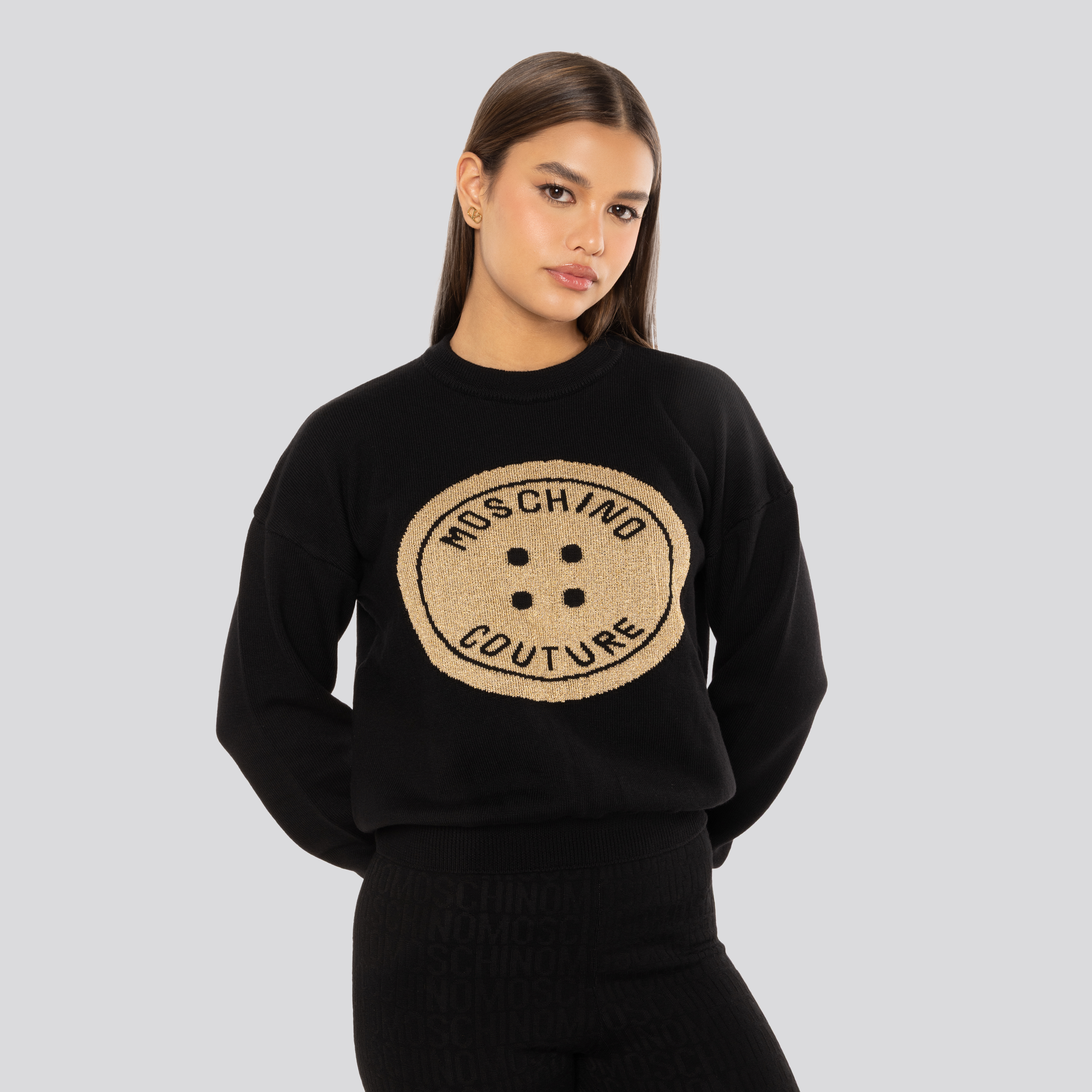 Buzo Negro Moschino Btn