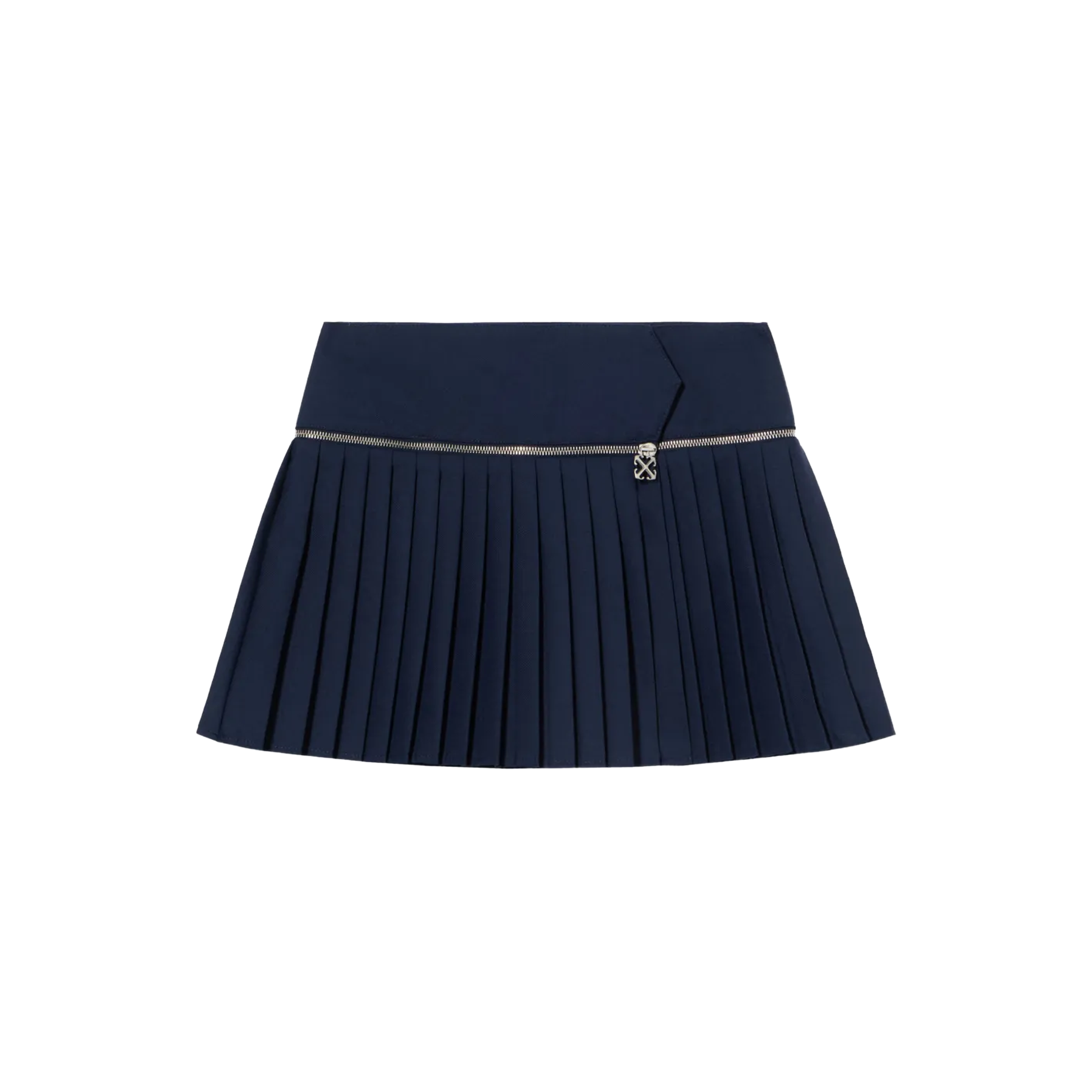 Falda Azul Off-White Zip