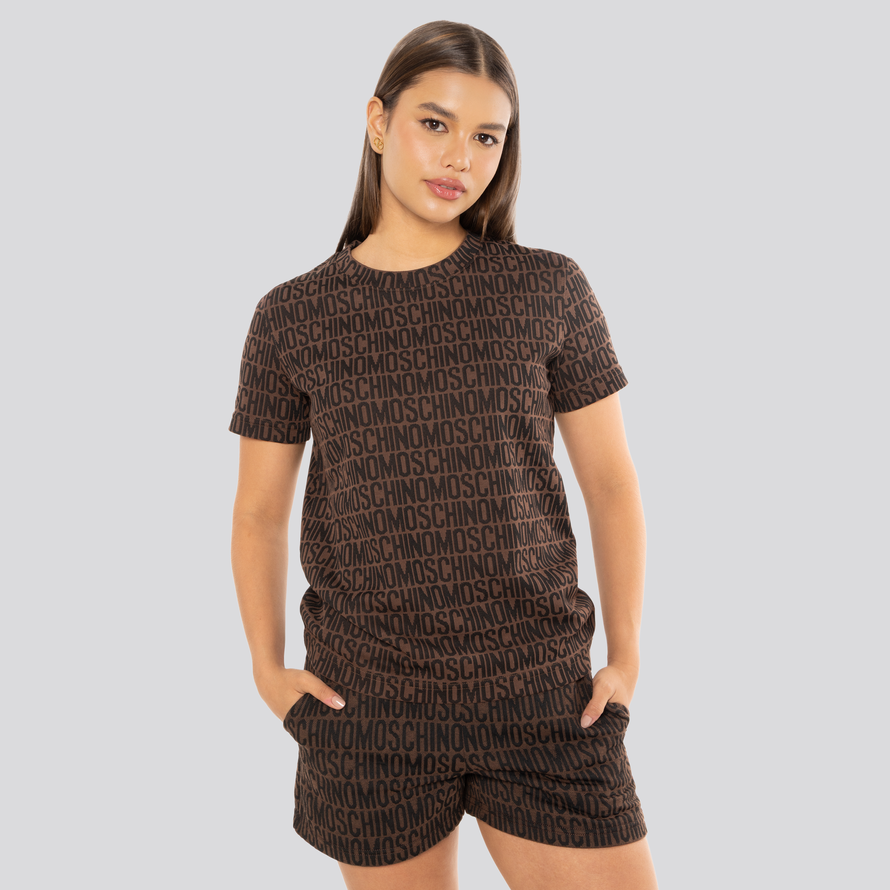 Camiseta Café Moschino Multilogo