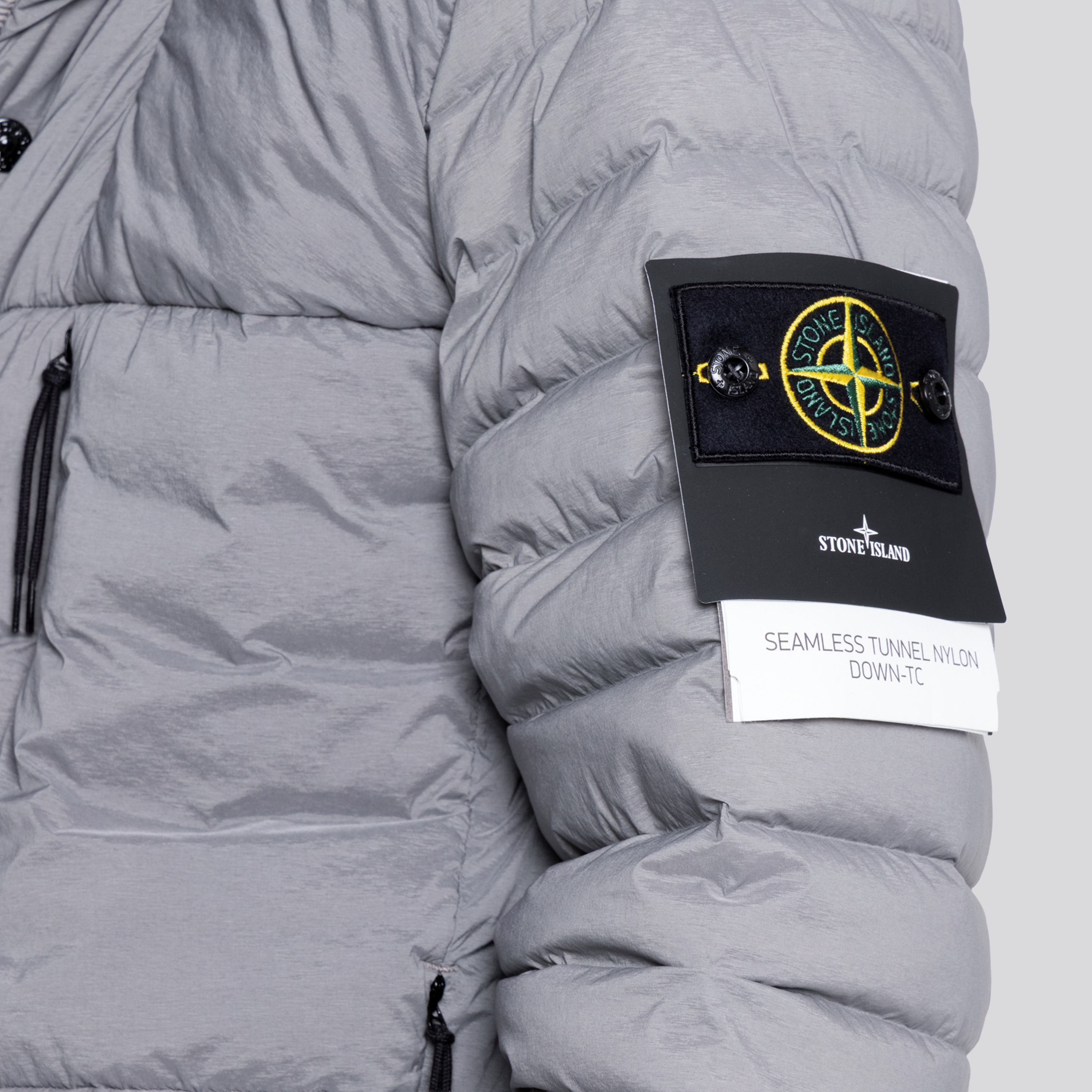 Chaqueta Gris Stone Island Piuma