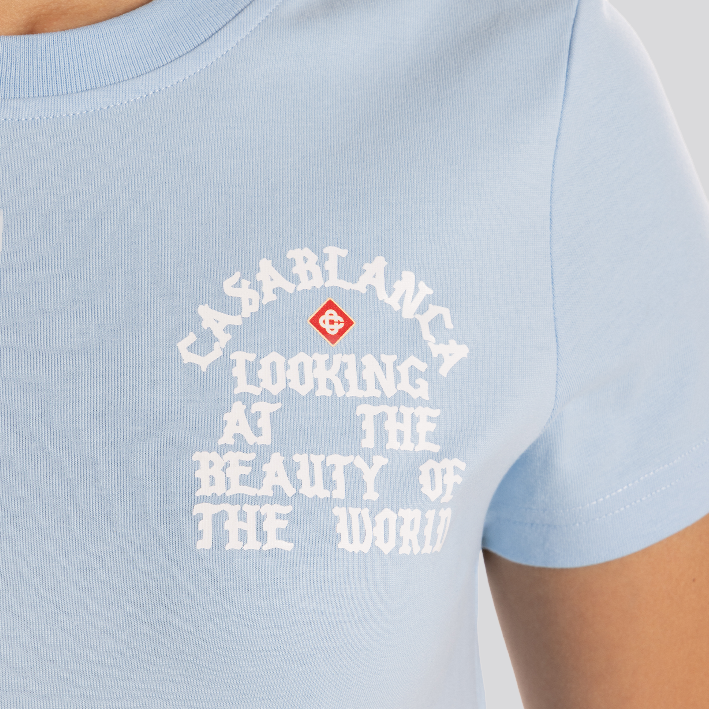 Camiseta Celeste Casablanca The Beauty Of The World