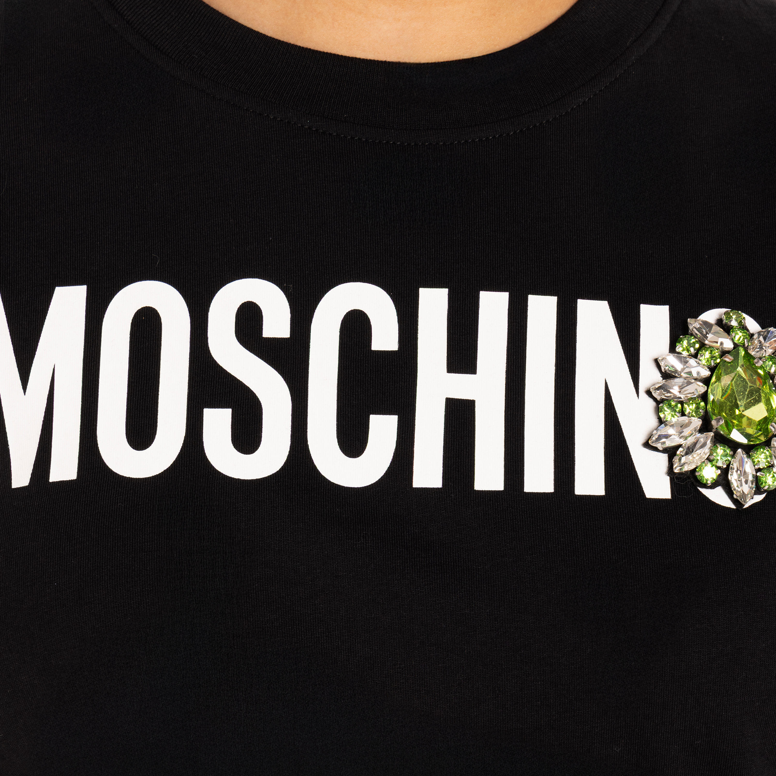 Vestido Negro Moschino Logo