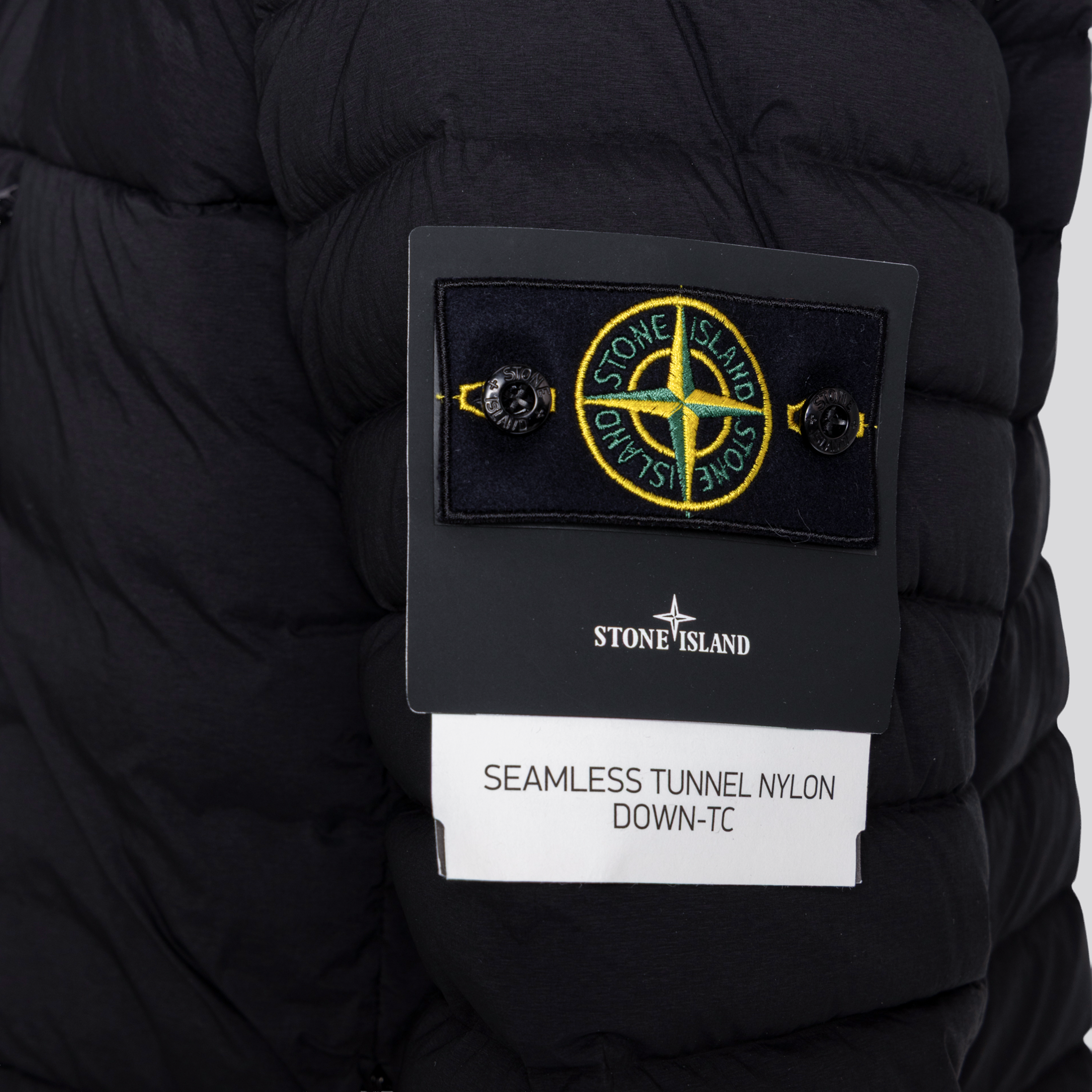 Chaqueta Negra Stone Island Piuma