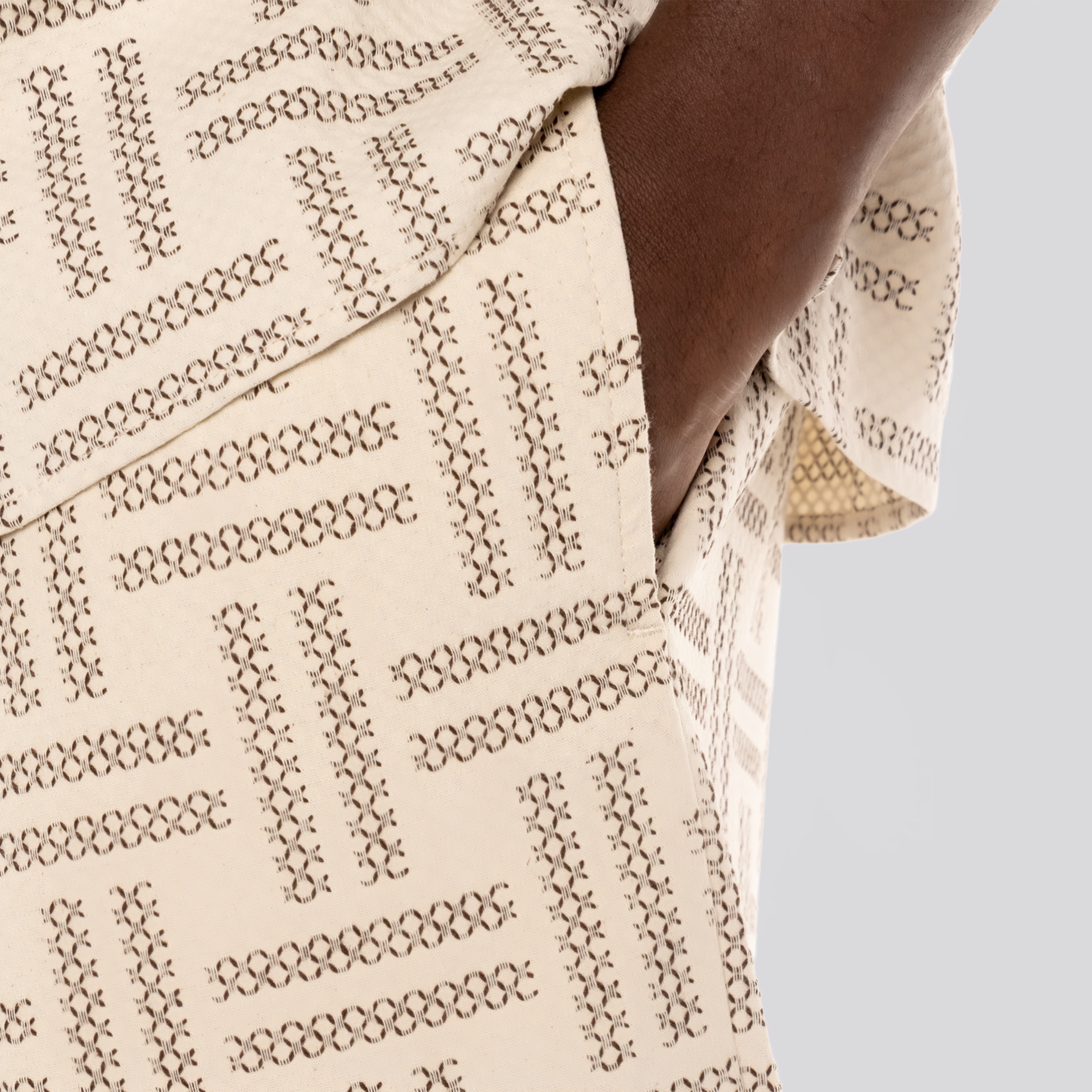 Short Beige Kenzo Weave'