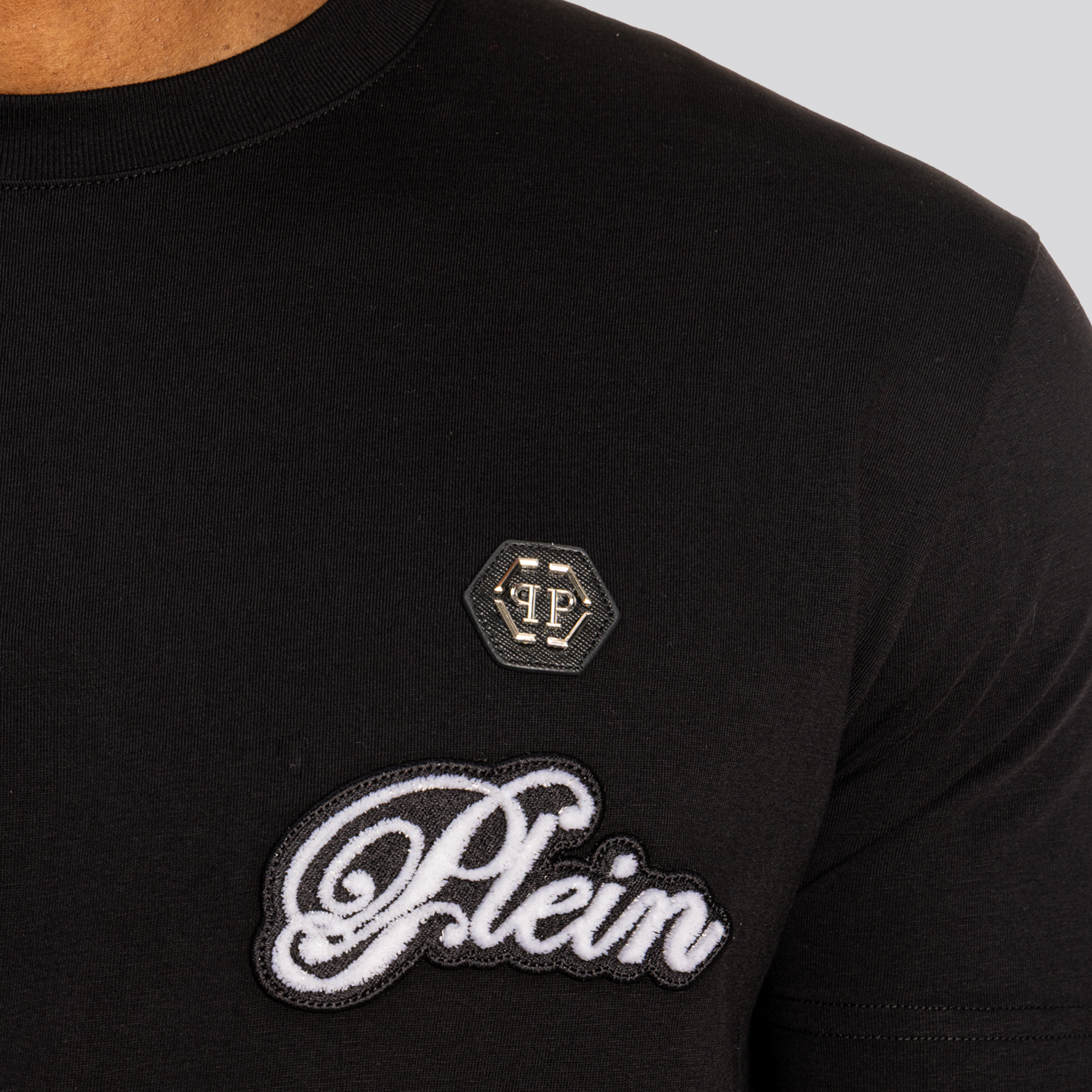 Camiseta Negra Philipp Plein Signature