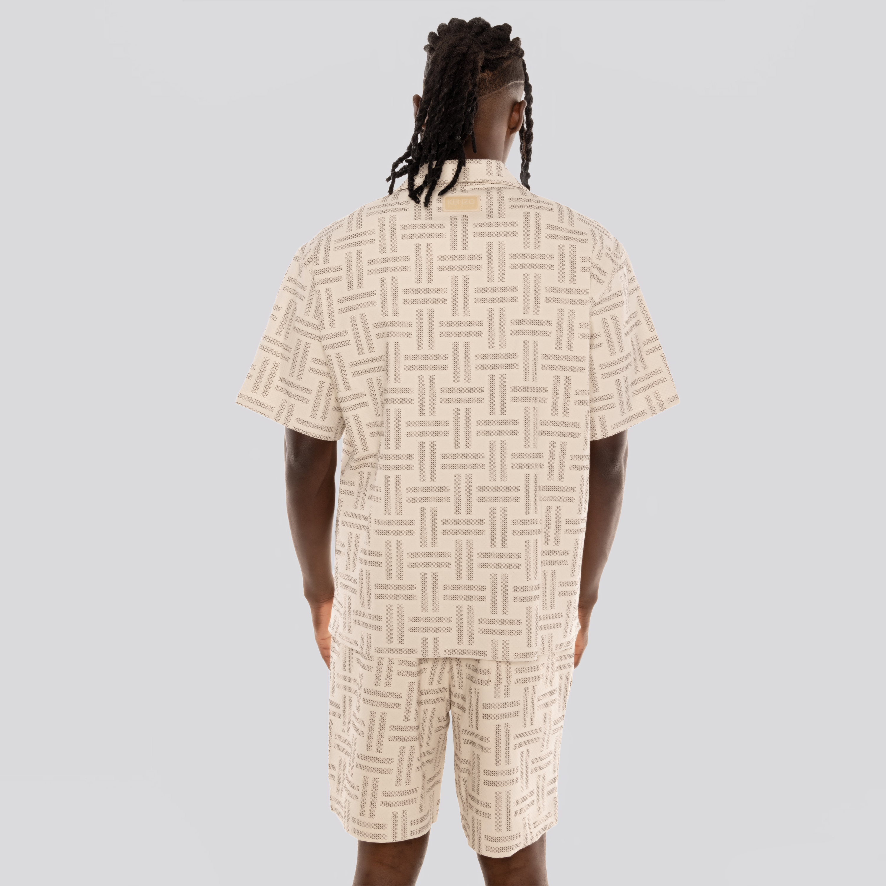 Short Beige Kenzo Weave'