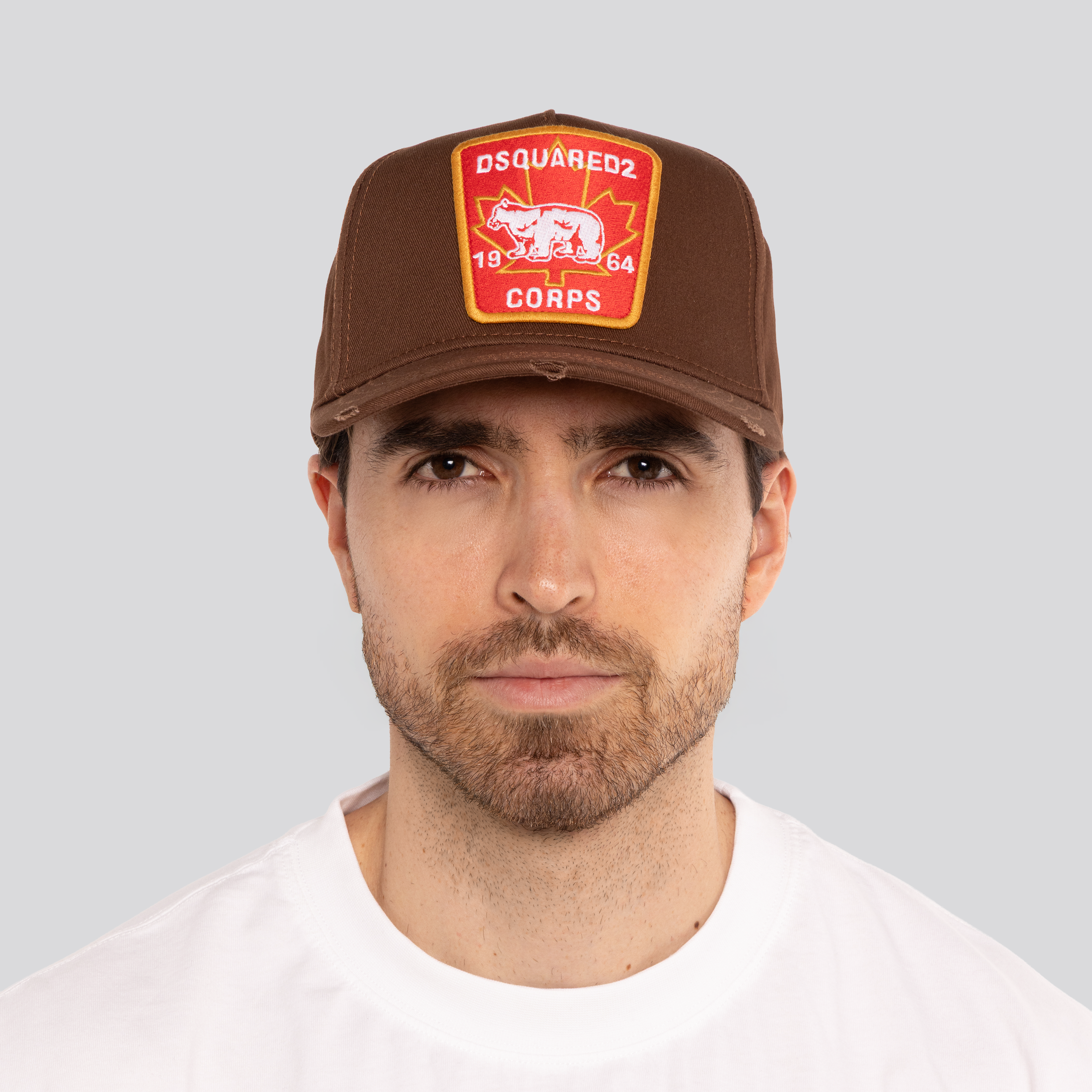 Gorra Marron Dsquared2 Corps