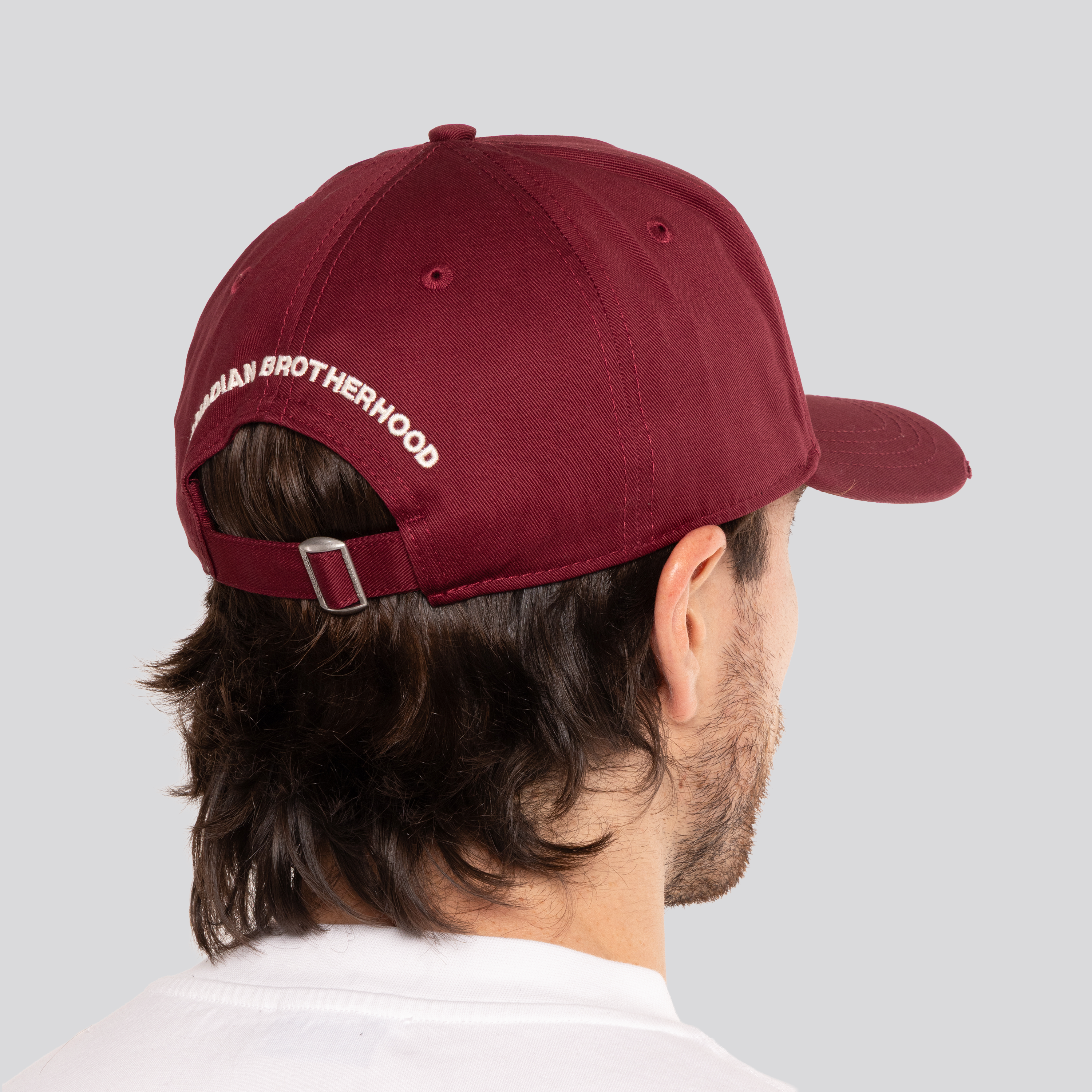 Gorra Rojo Dsquared2 Cap Bordeaux Dsquared Logo Panna
