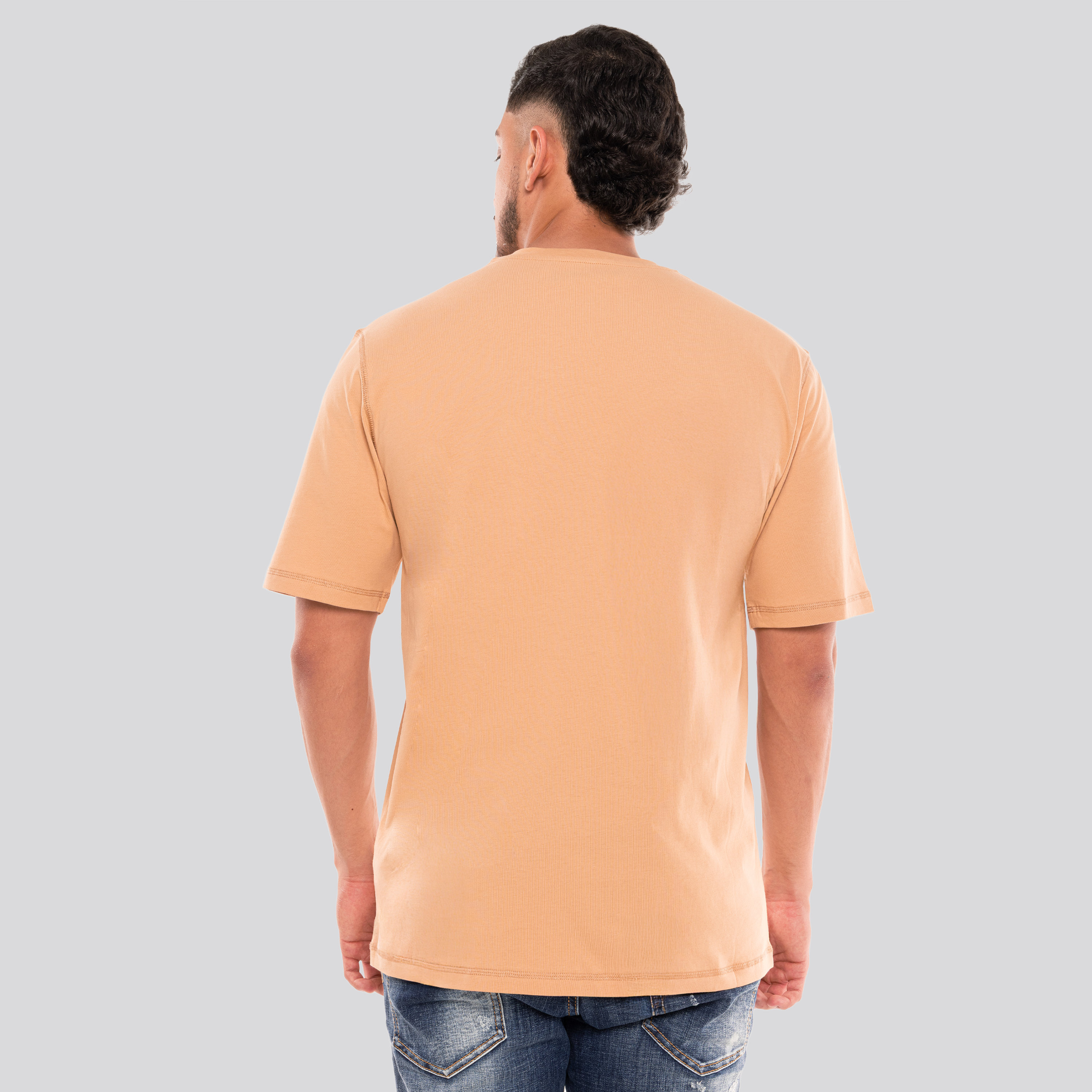 Camiseta Beige Moschino Tag