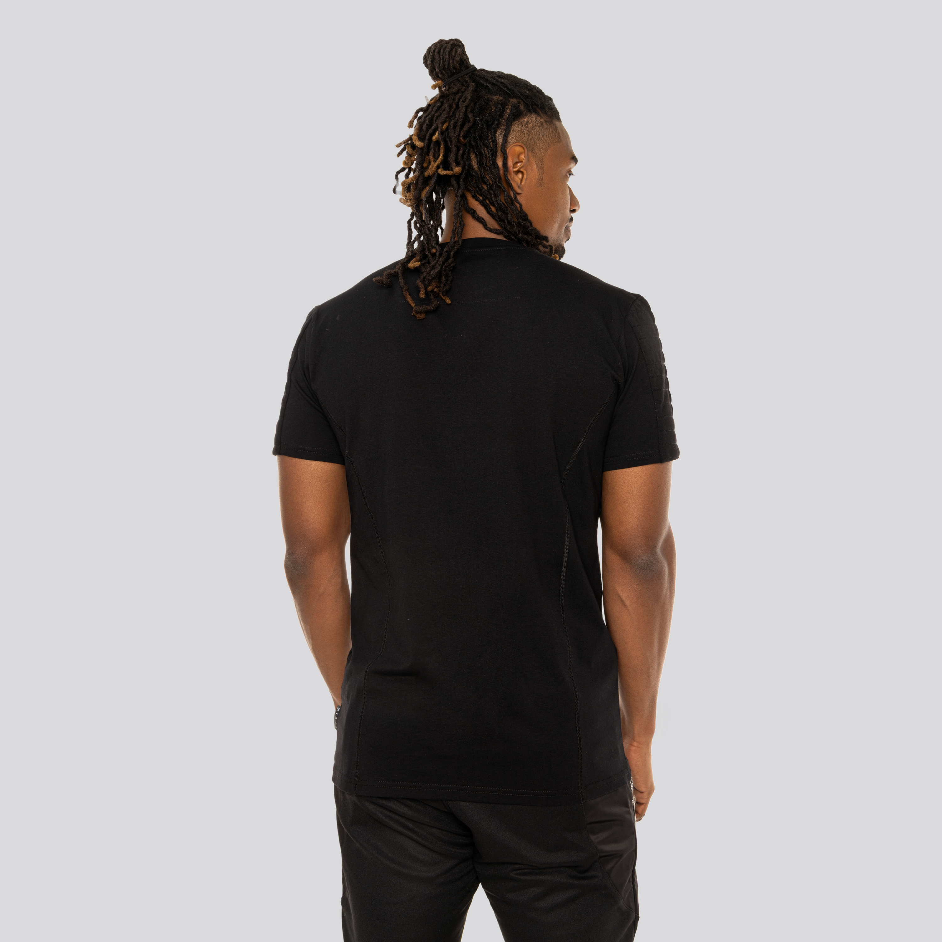 Camiseta Negra Philipp Plein Biker Cut