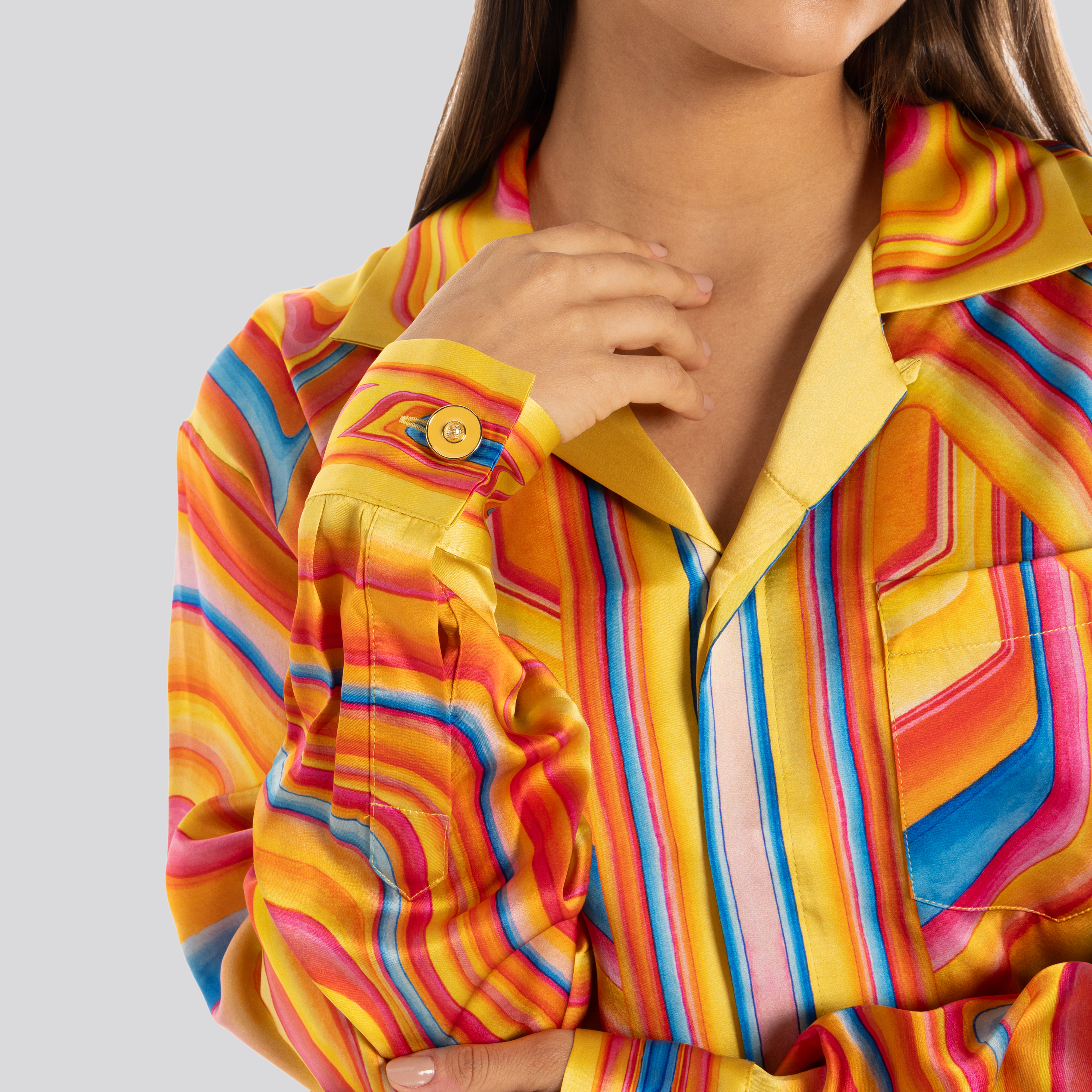 Camisa Naranjado Casablanca Low Rider