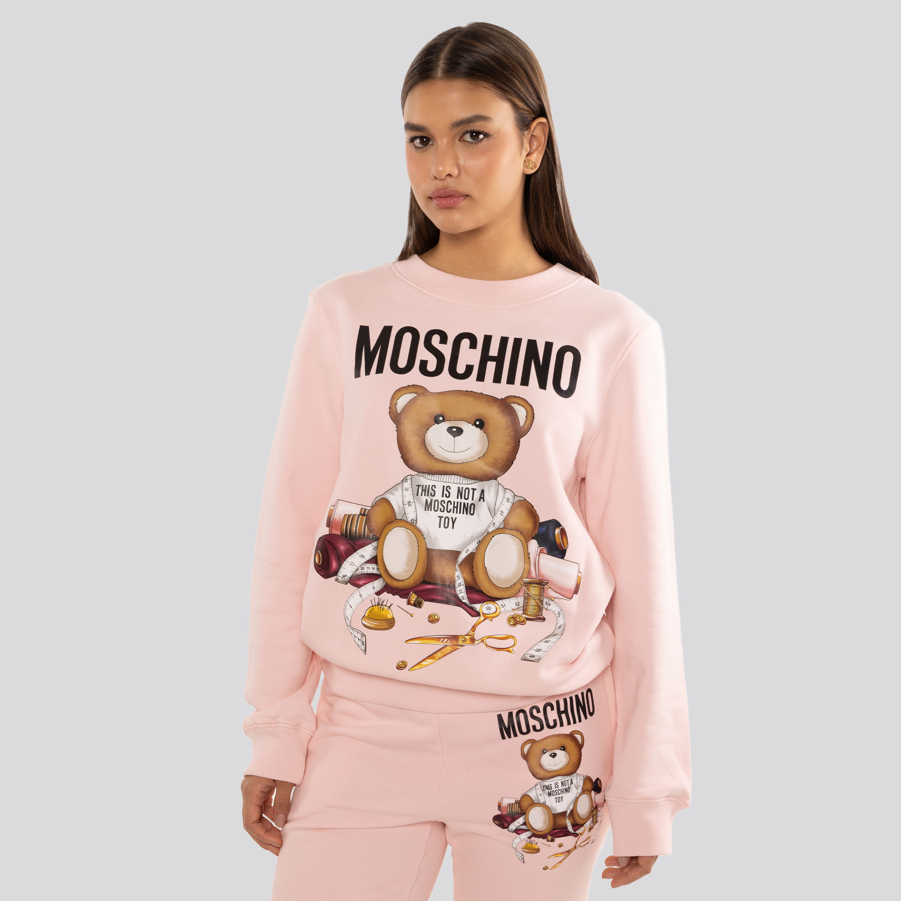 Buzo Rosado Moschino Teddy Taylor