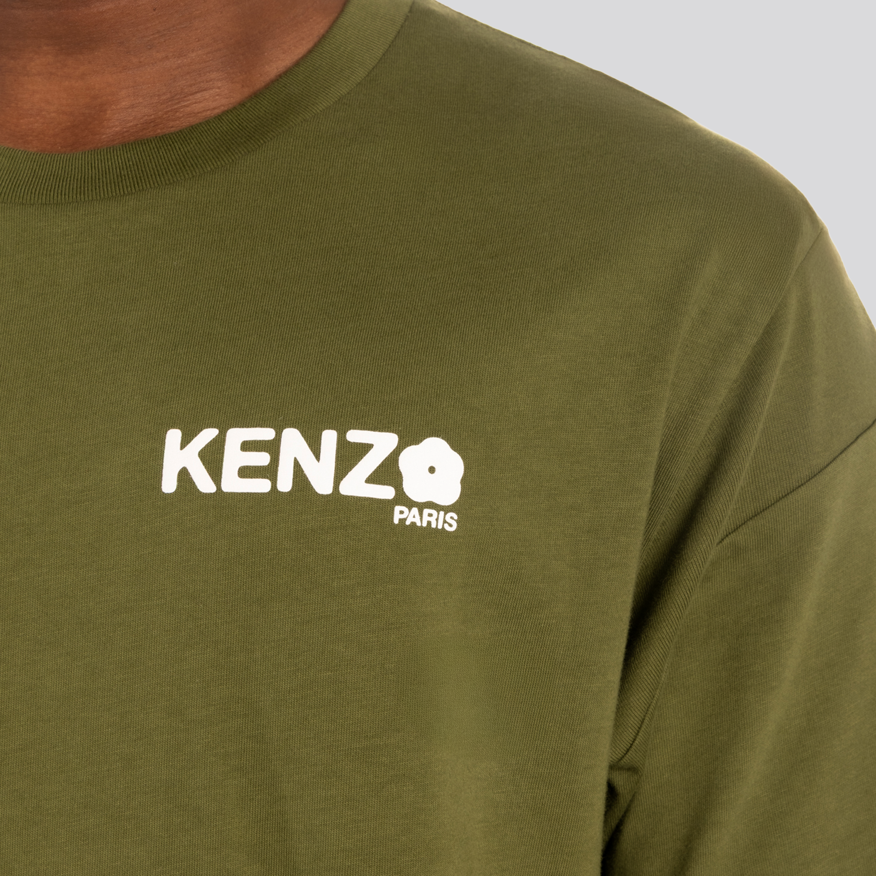 Camiseta Verde Kenzo Flower