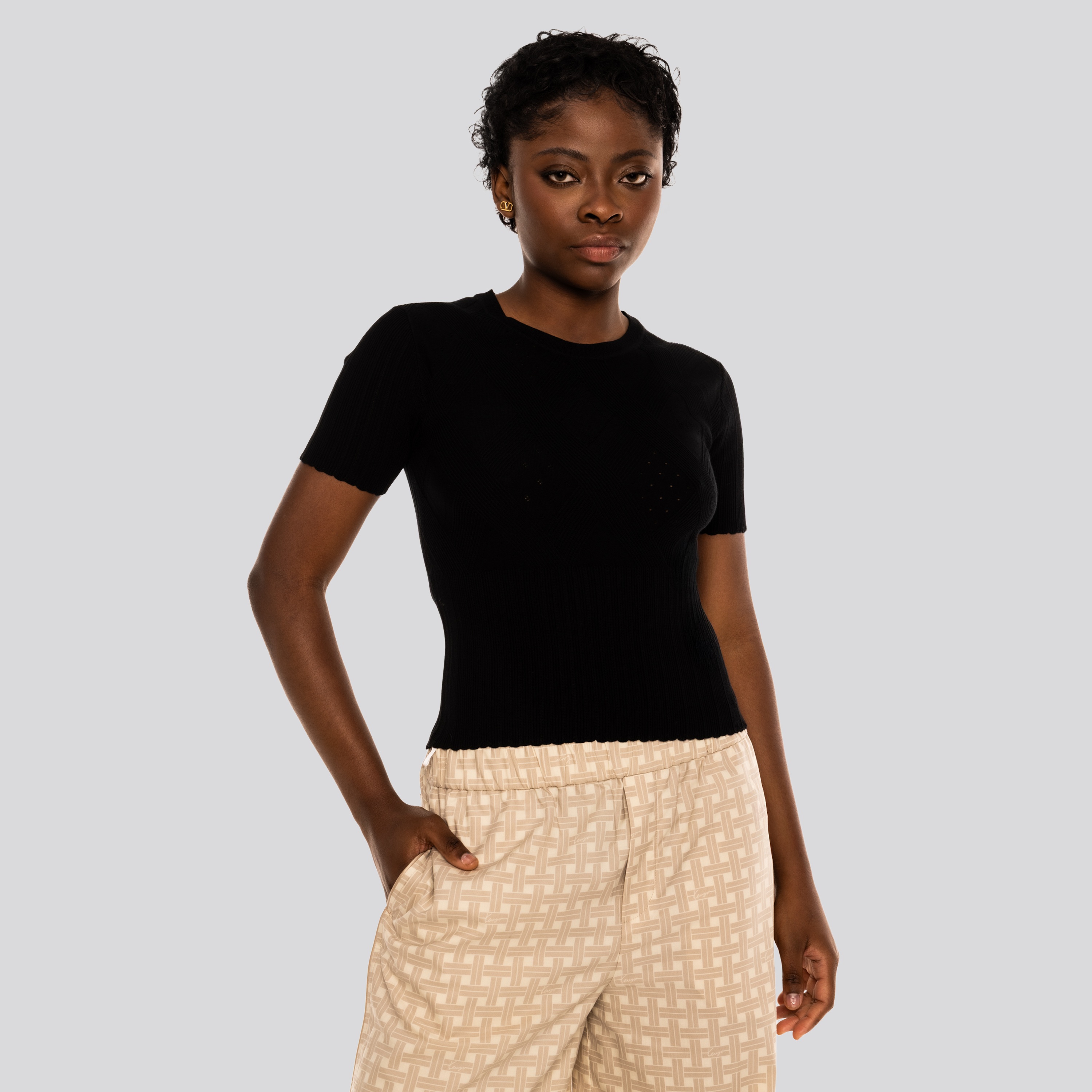 Top Negro Kenzo Stretch