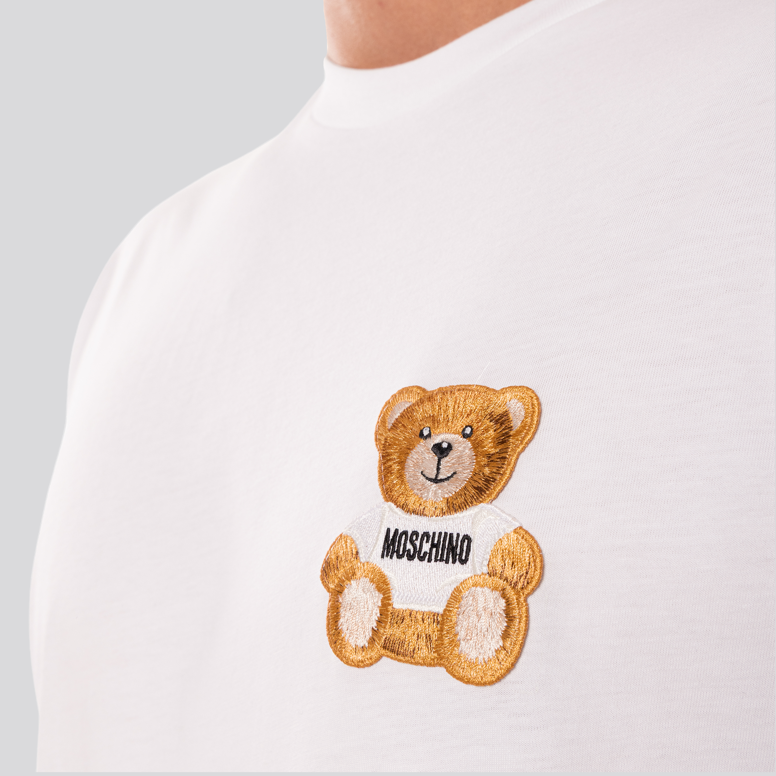 Camiseta Blanca Moschino Teddy