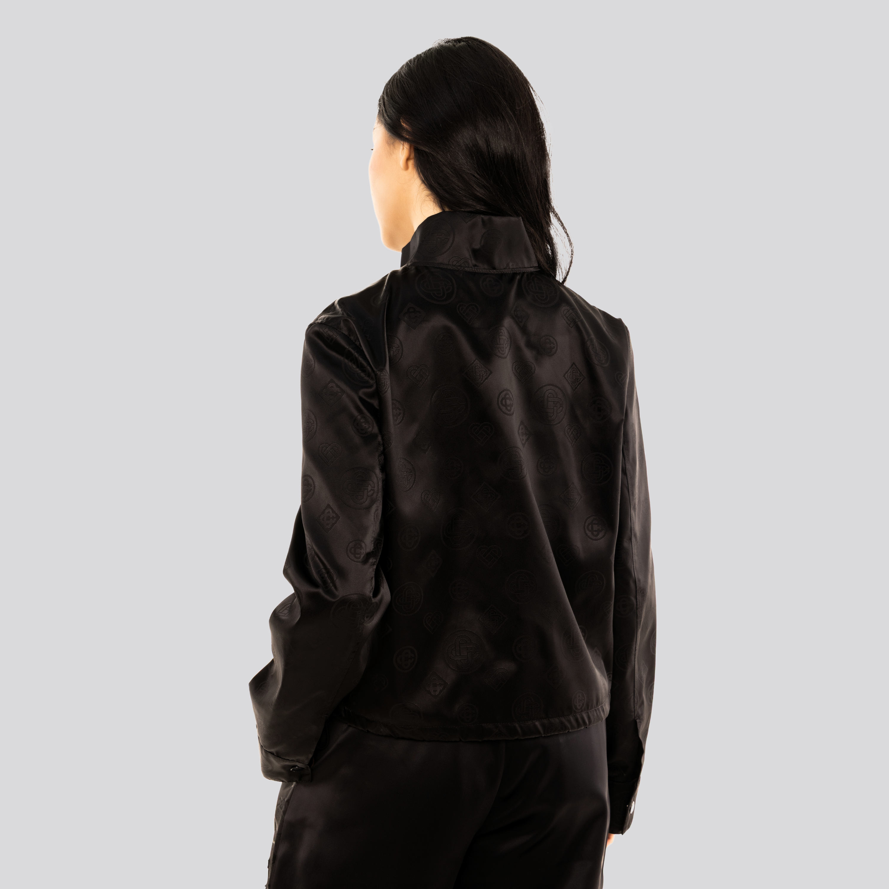 Chaqueta Negra Casablanca Monogram