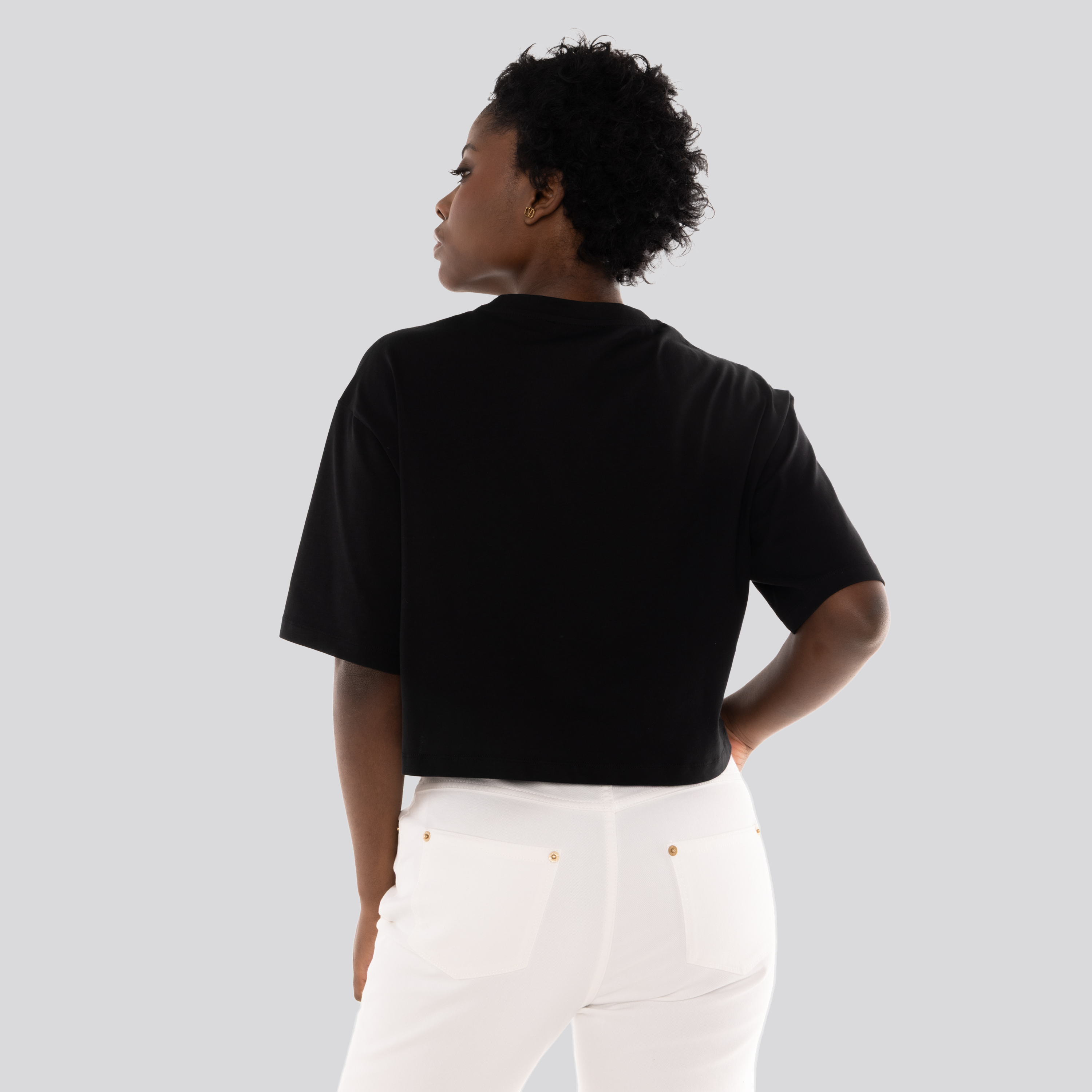 Camiseta Negra Balmain Logo