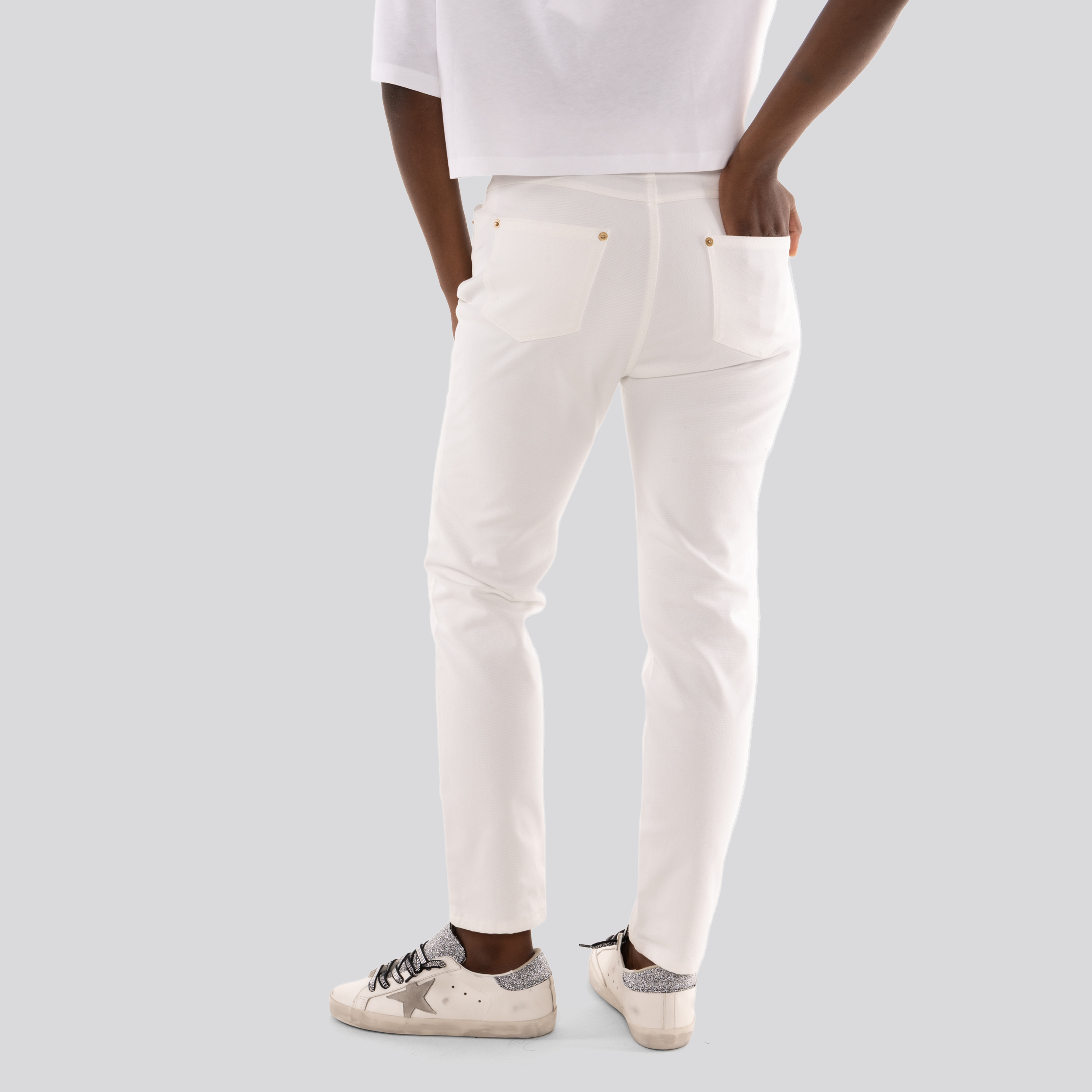Jeans Blanco Balmain Slim