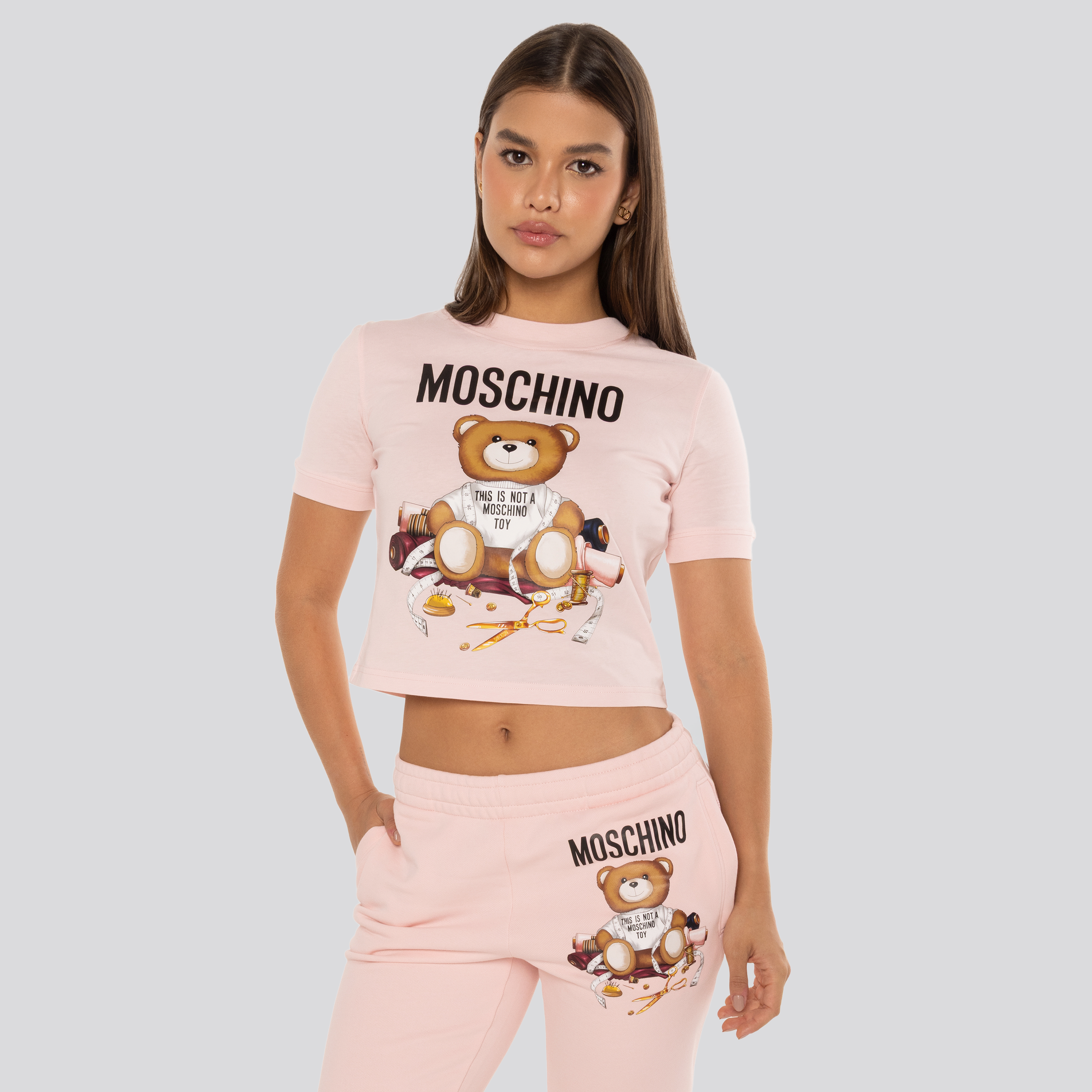 Camiseta Rosada Moschino Taylor Toy