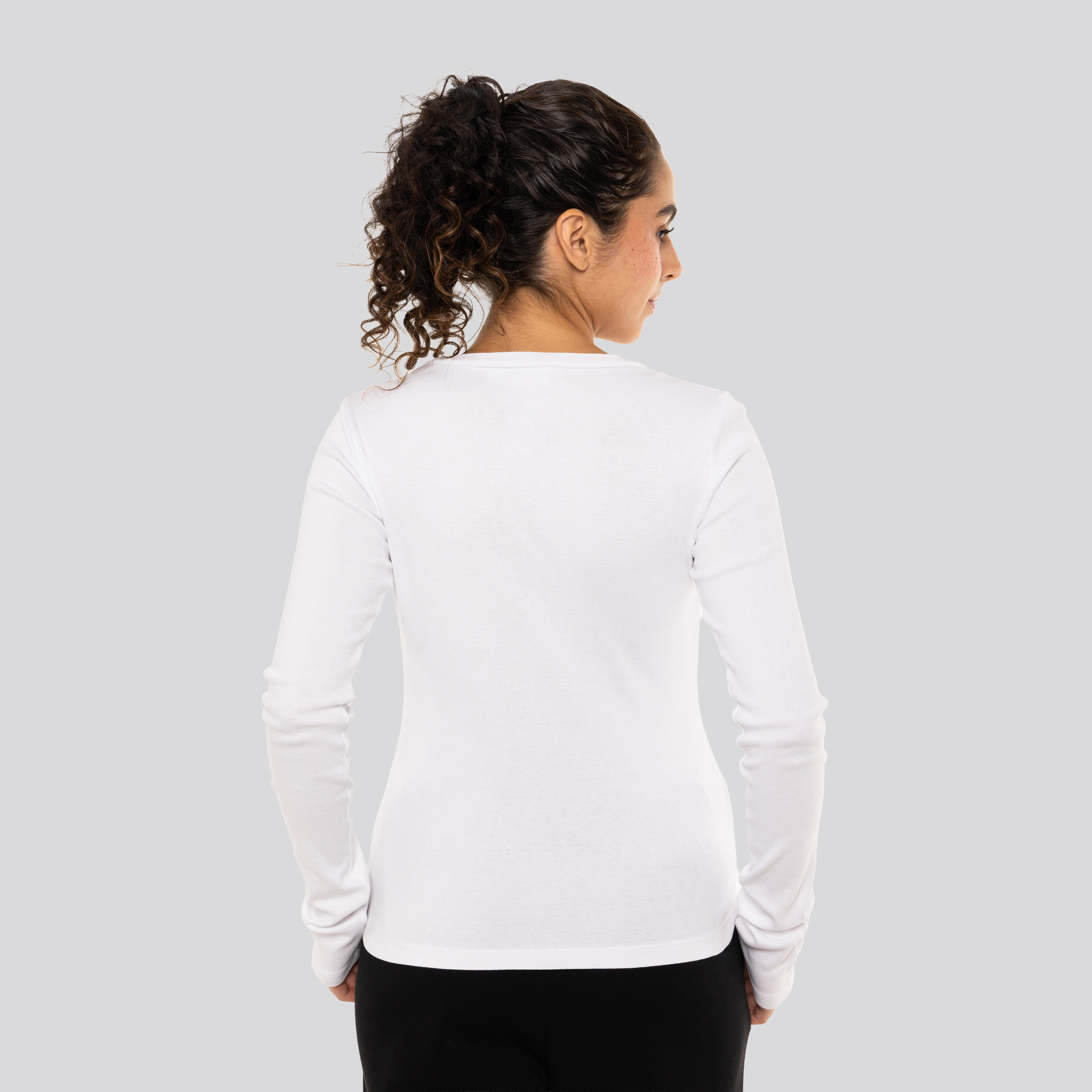 Top Blanco Dsquared2 Mini Leaf Long Sleeves
