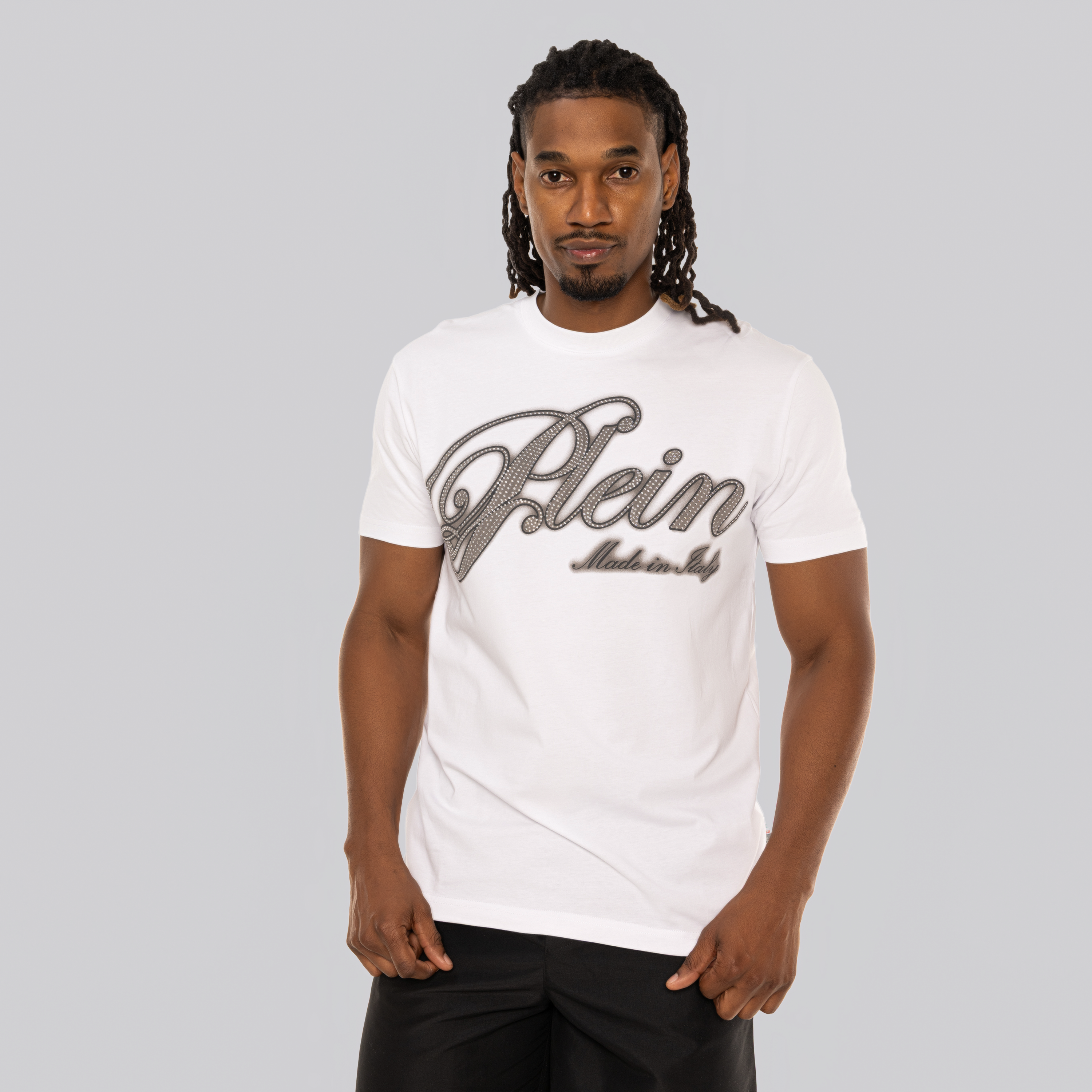 Camiseta Blanca Philipp Plein Strass Signature