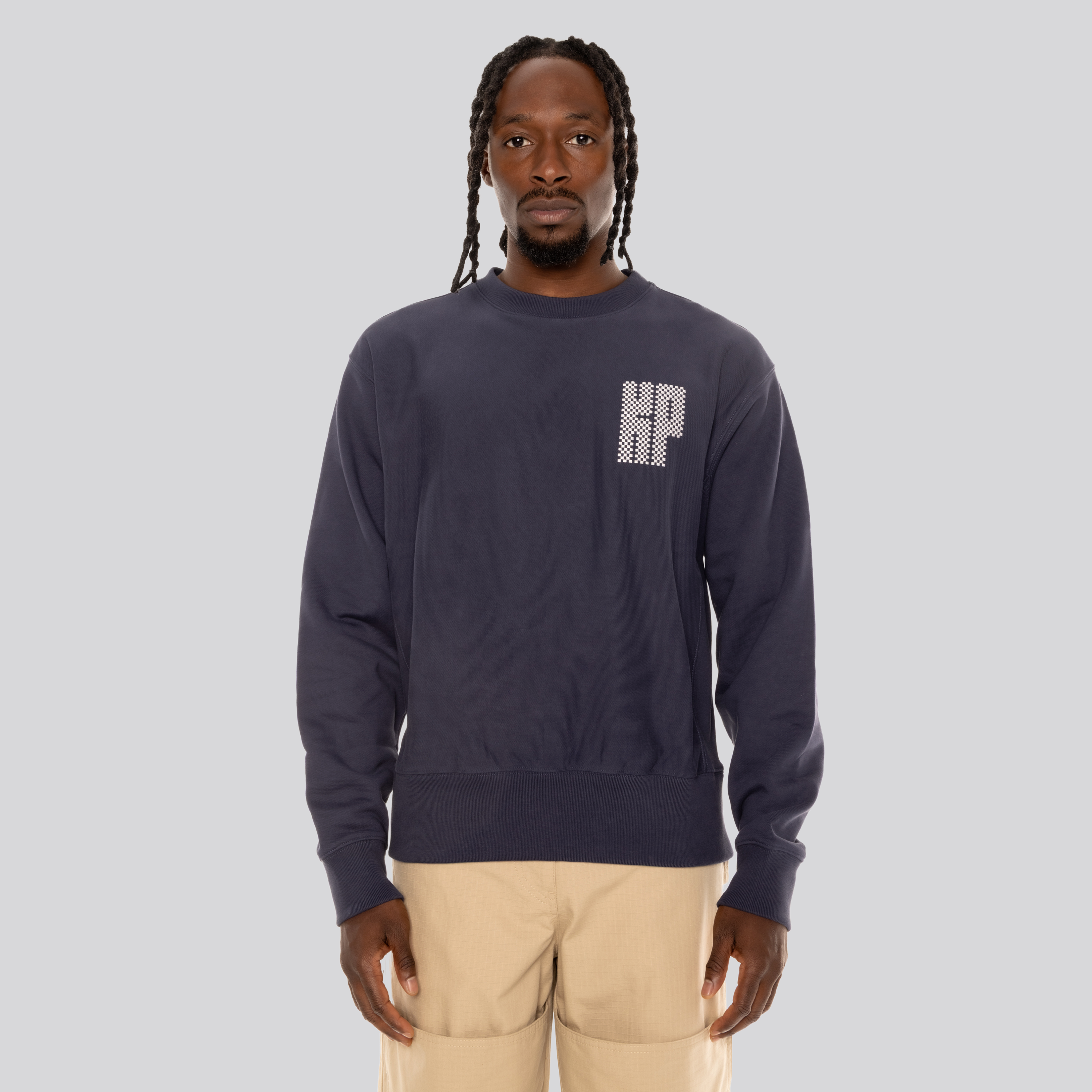 Buzo Azul Kenzo Kamon Embroidered