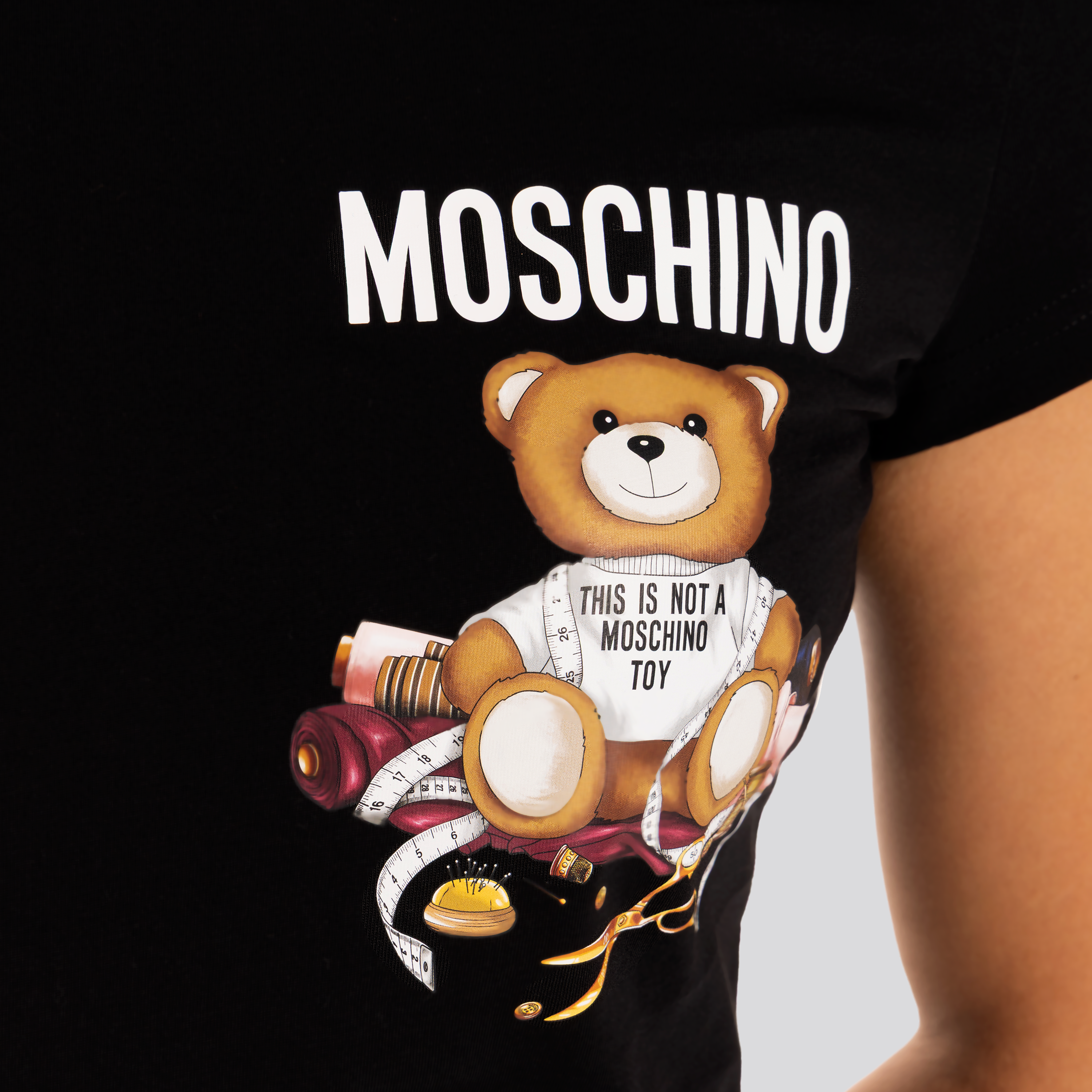 Vestido Negro Moschino Taylor Teddy