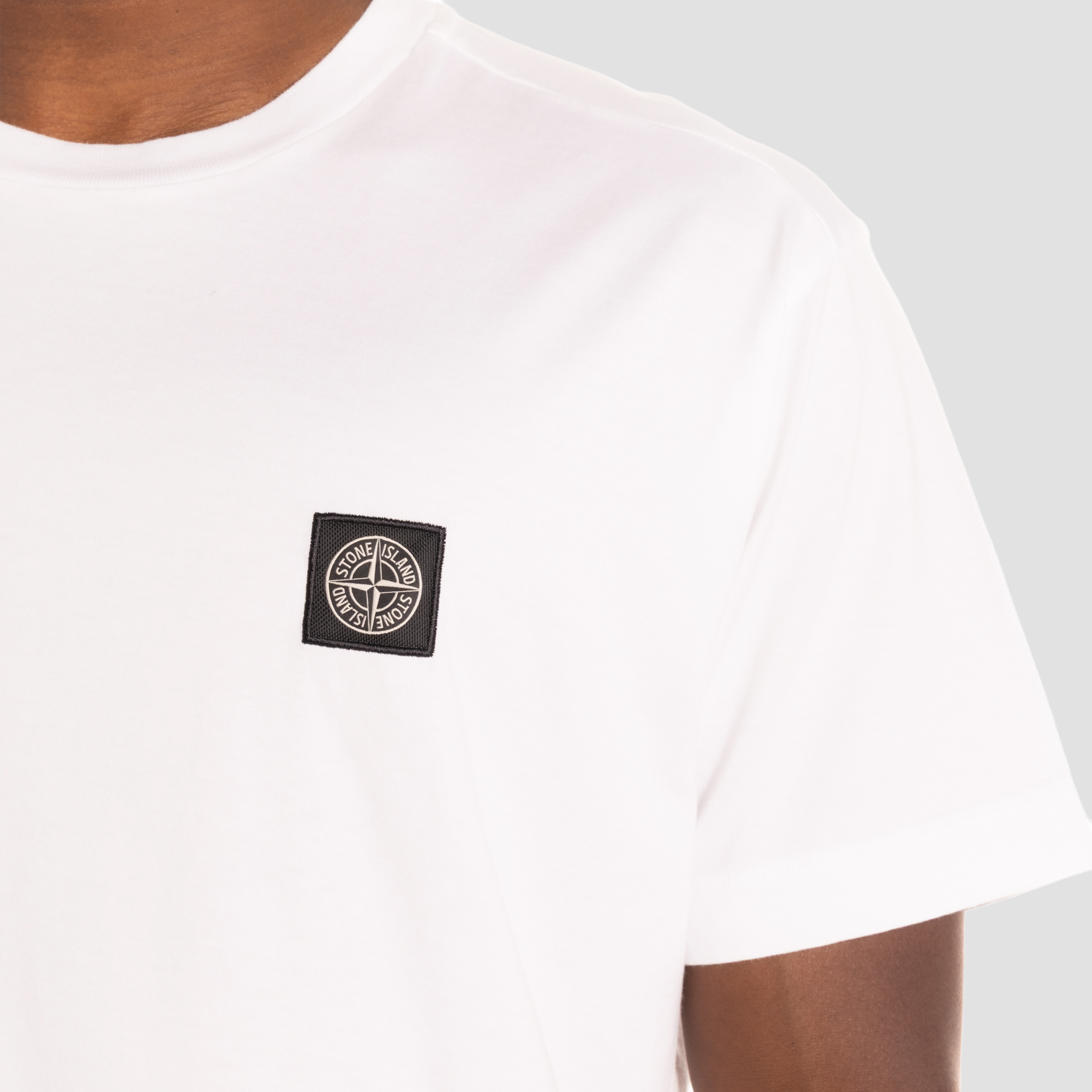 Camiseta Blanca Stone Island Compass