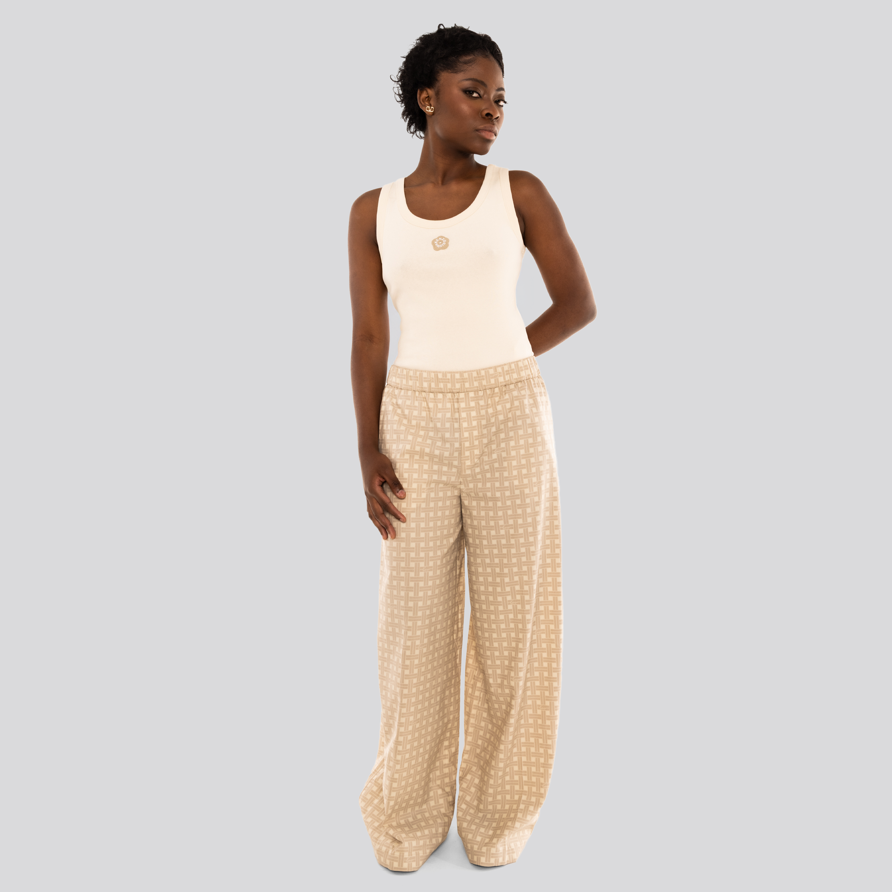 Pantalon Beige Kenzo Weave