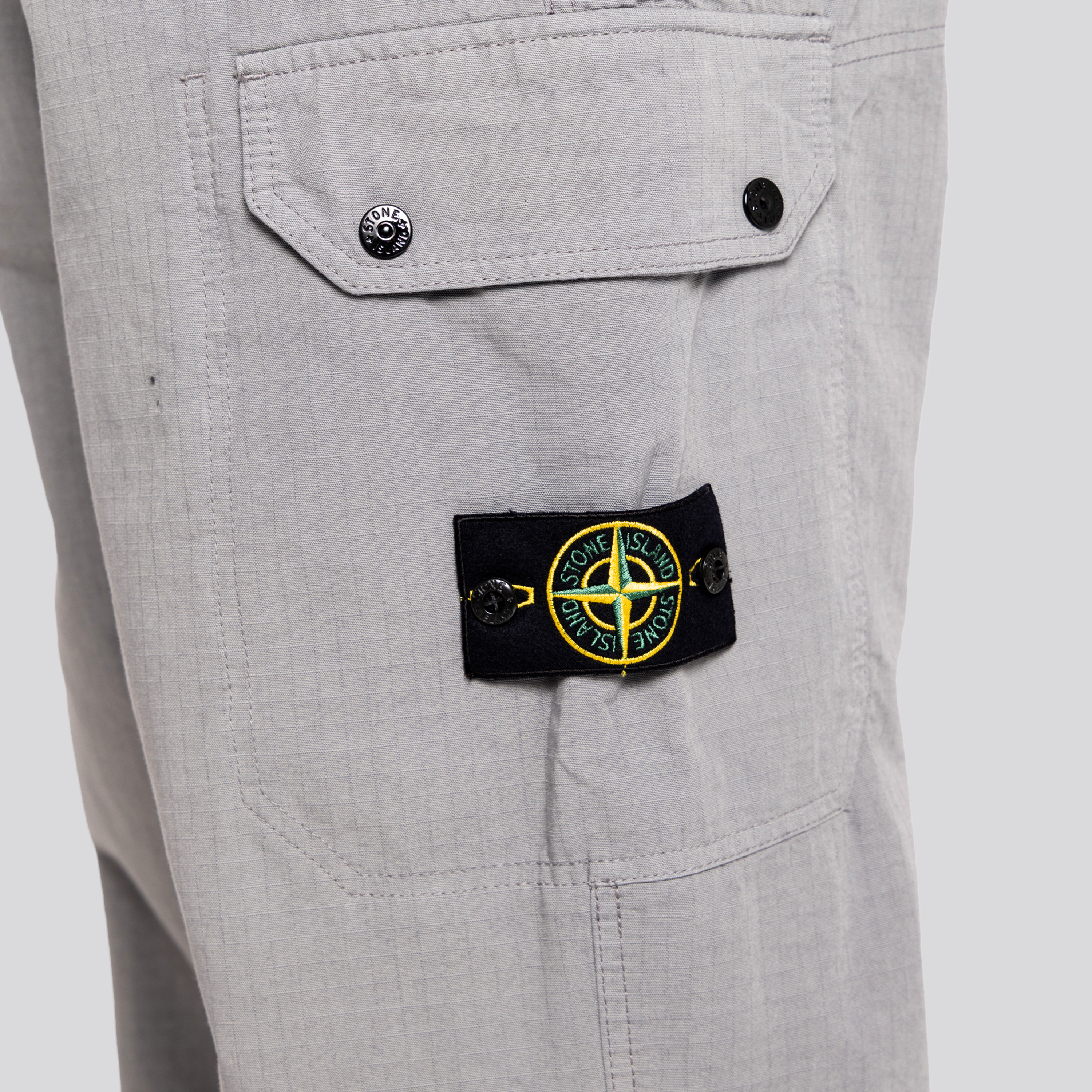 Pantalón Gris Stone Island Side Pocket