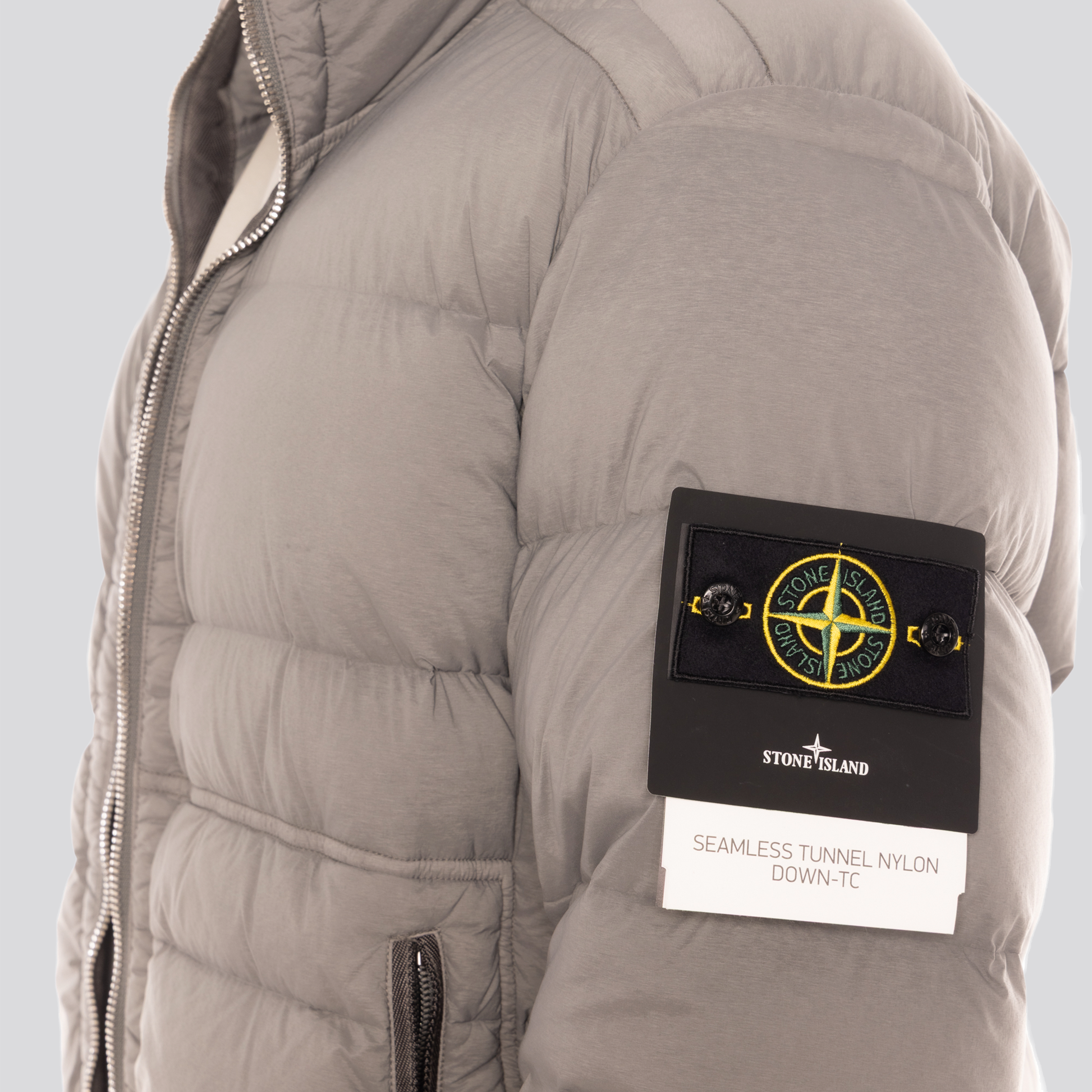 Chaqueta Gris Stone Island Piuma