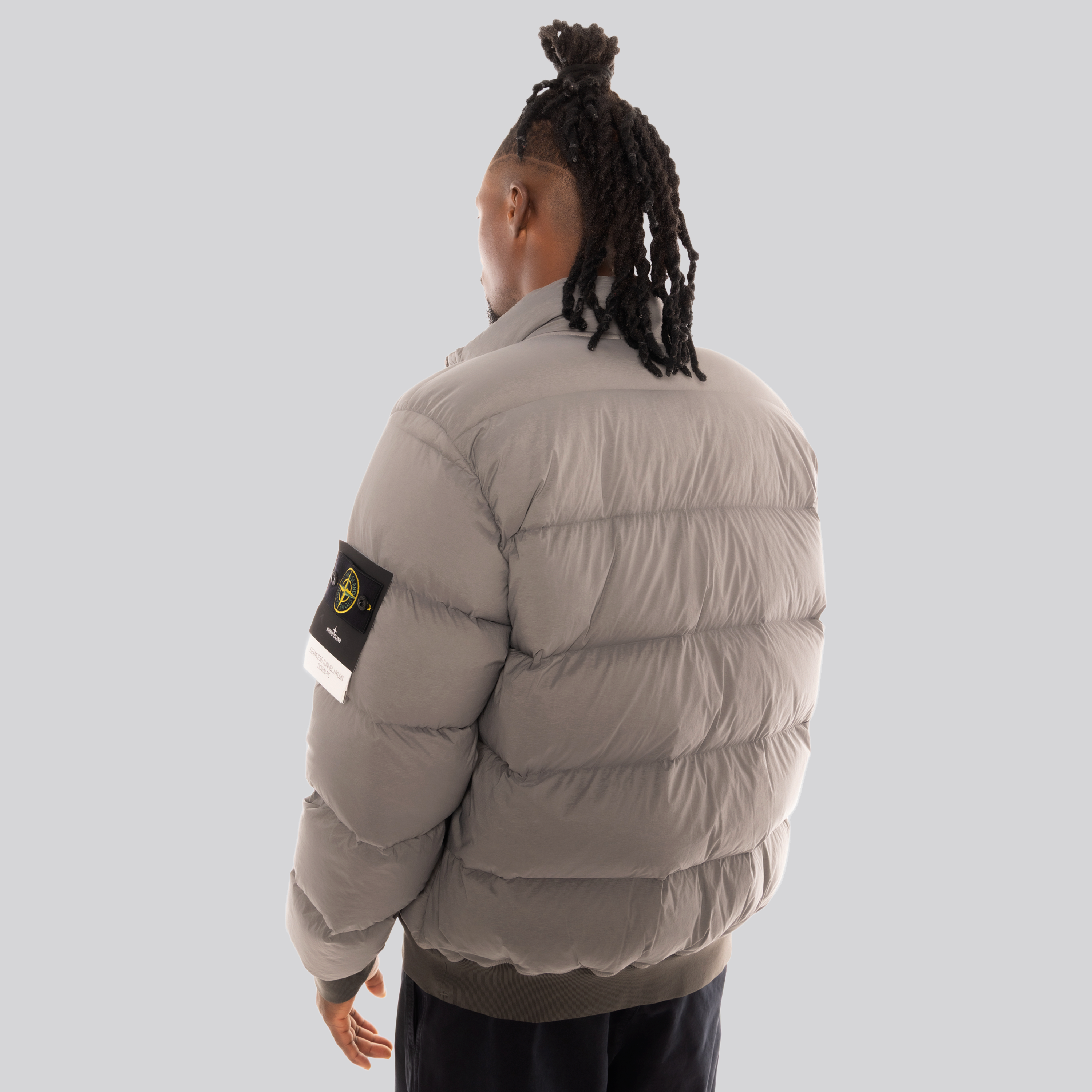 Chaqueta Gris Stone Island Piuma