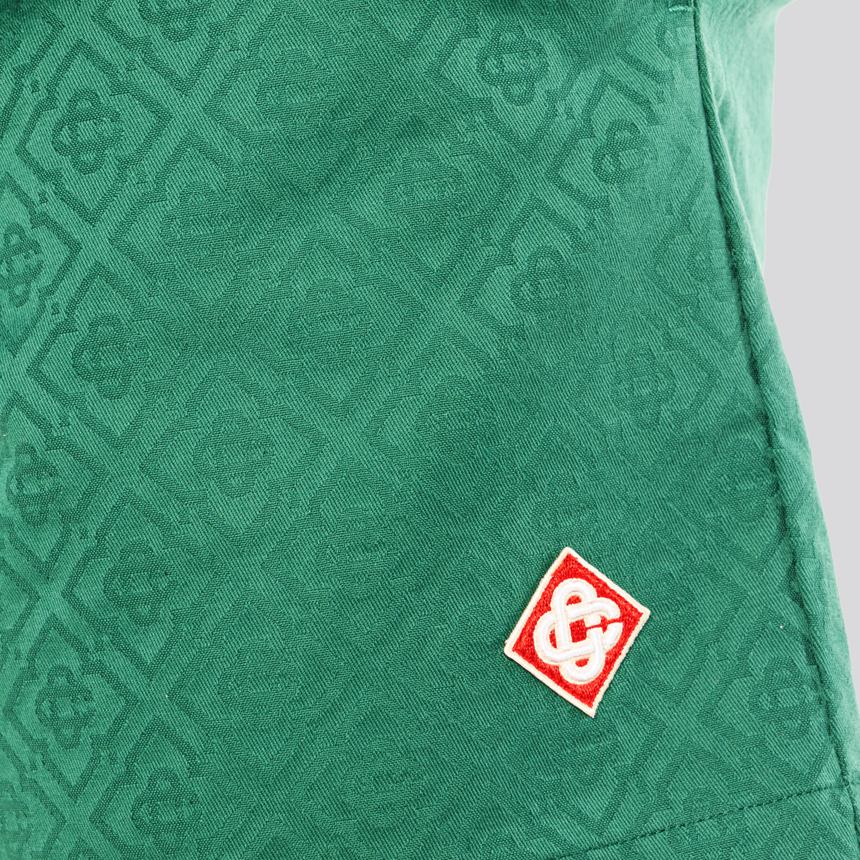 Short Verde Casablanca Monogram